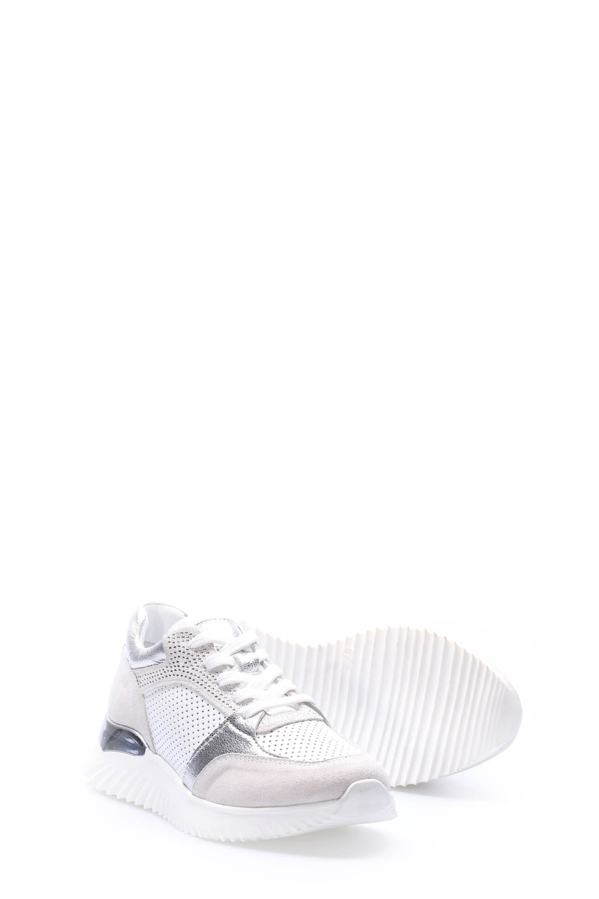 Hakiki Deri Kadın Casual Ayakkabı 757ZA25041 - Görsel 4