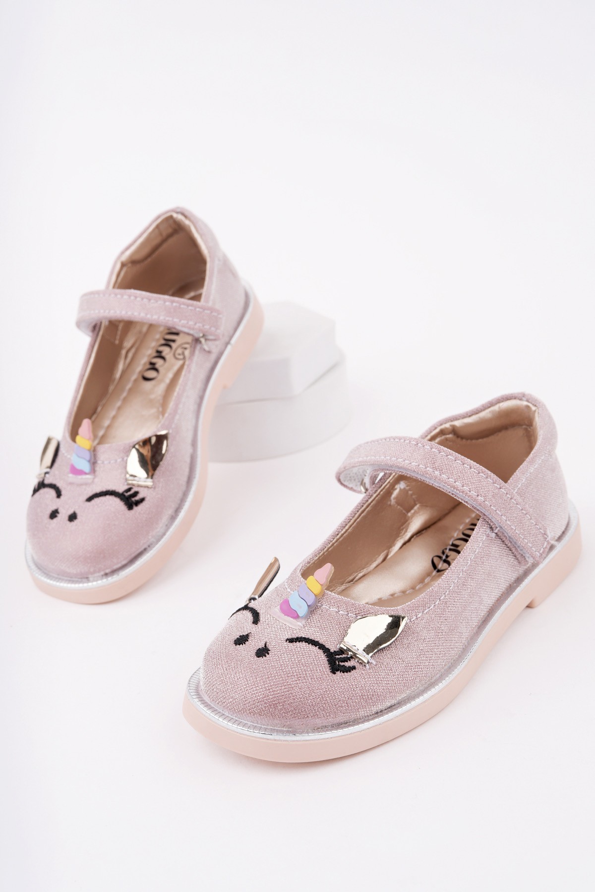 PATY Cırtlı ve Simli Günlük Kız Çocuk Babet - Görsel 2