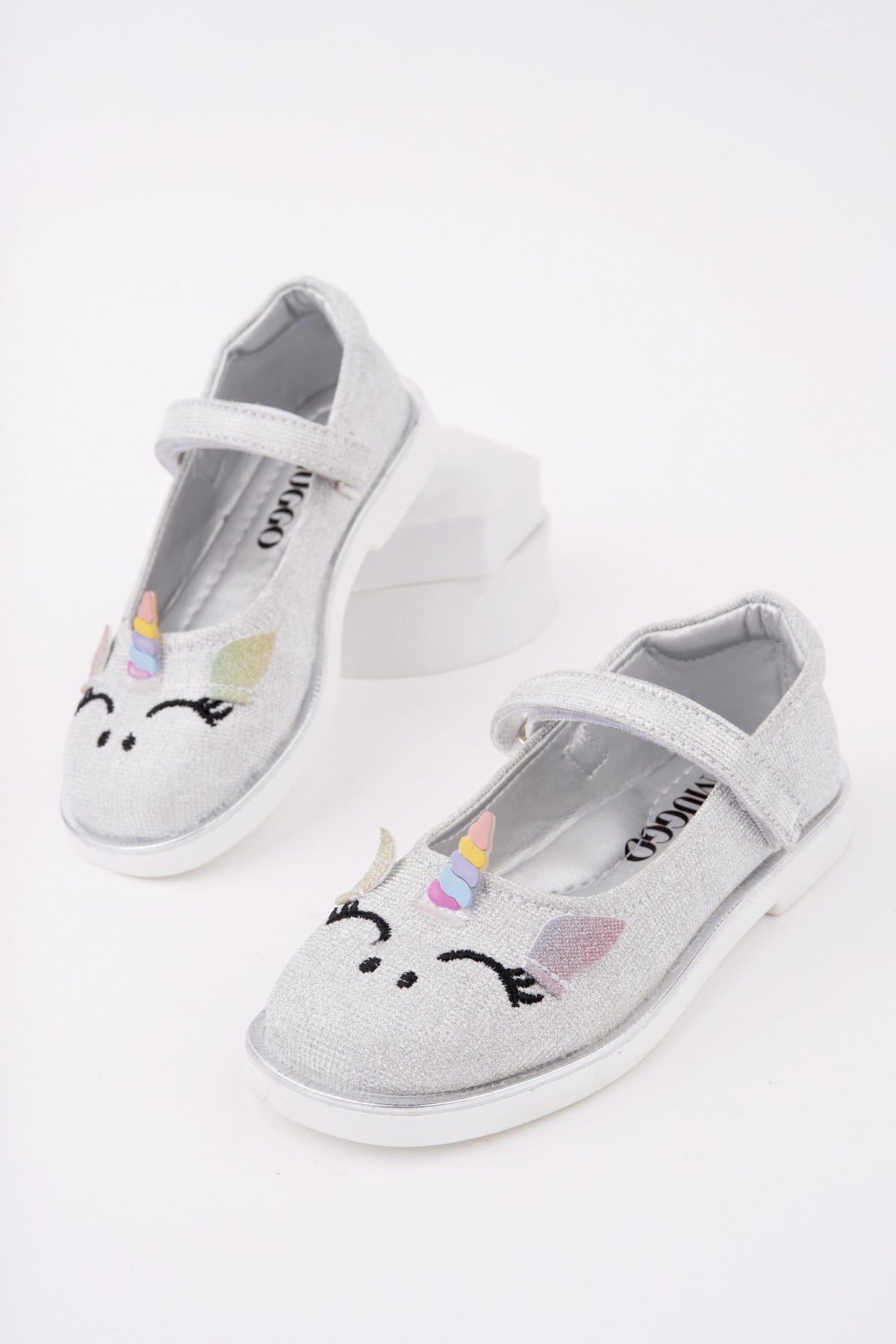 PATY Cırtlı ve Simli Günlük Kız Çocuk Babet - Görsel 2