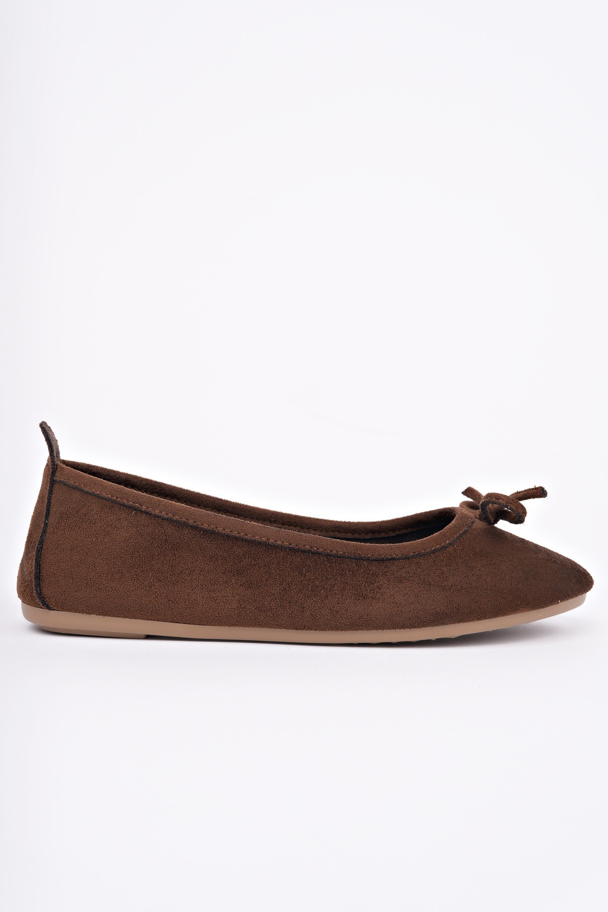 MİU Fiyonklu Kadın Deri Günlük Babet - Görsel 5