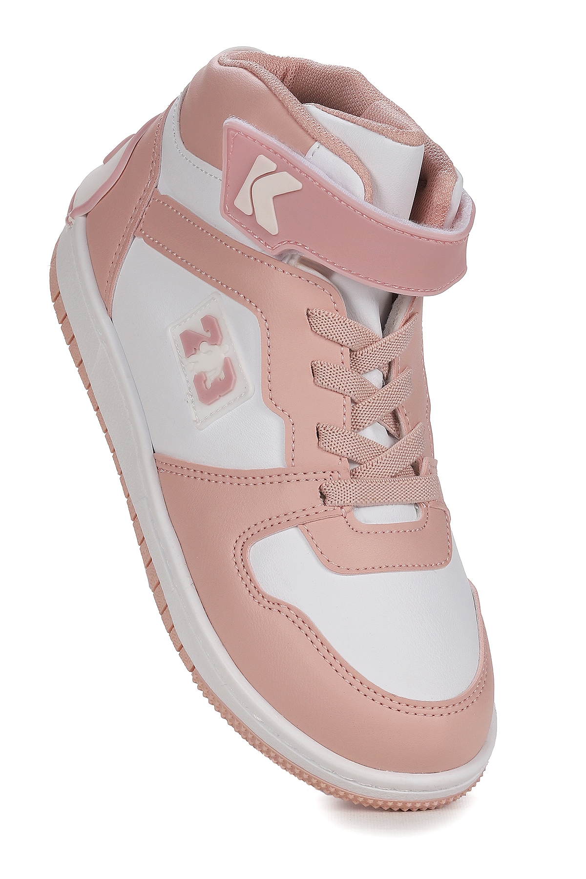 Carde Günlük Cırtlı Kız Çocuk Spor Ayakkabı Pudra - Görsel 4