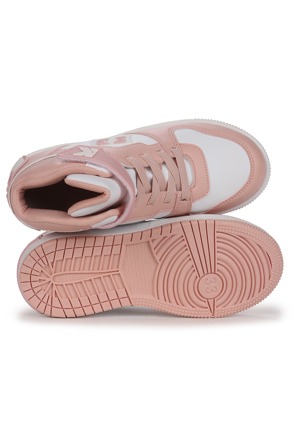 Carde Günlük Cırtlı Kız Çocuk Spor Ayakkabı Pudra - Görsel 6
