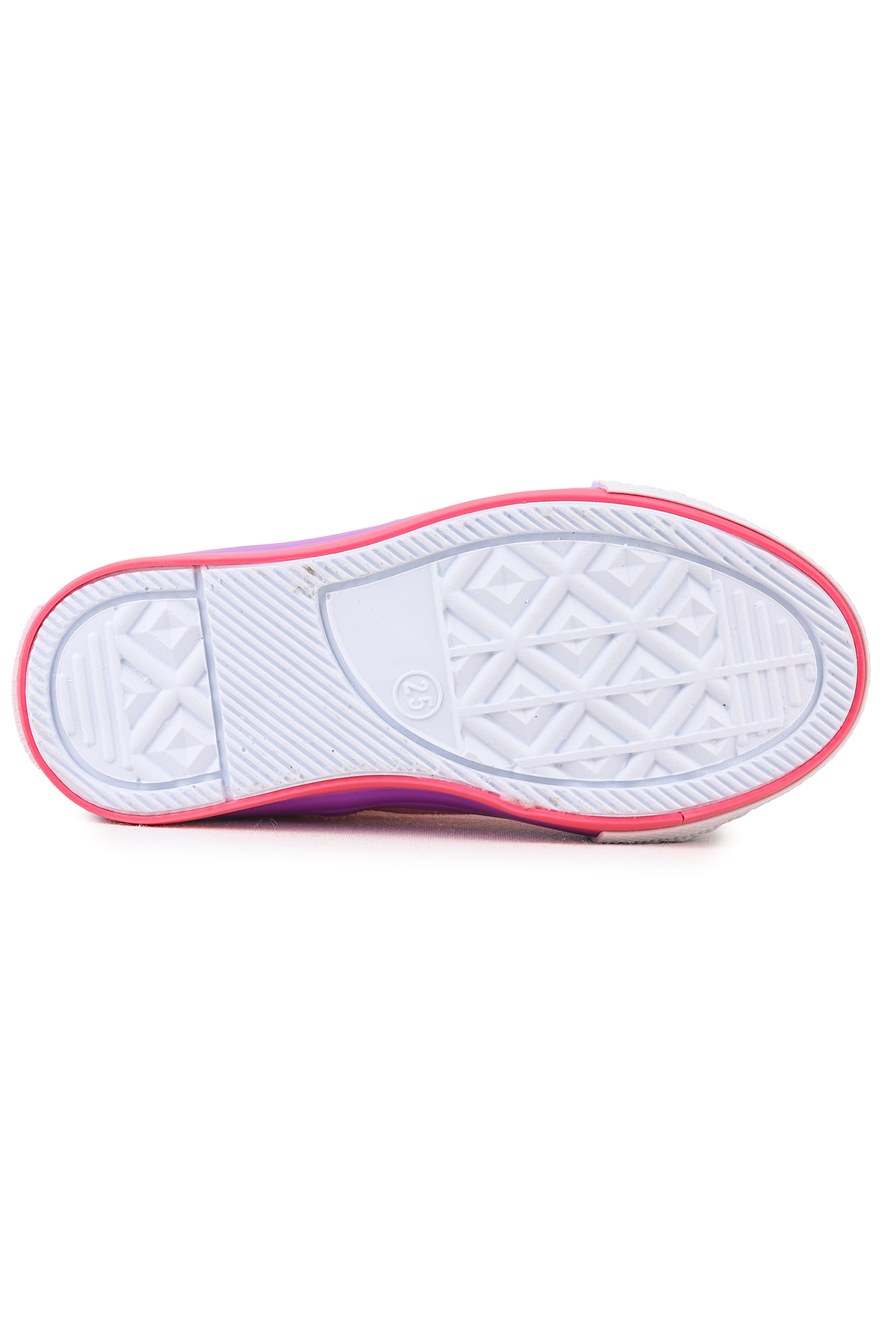 Tinna Bağcıklı Kız Bebek Boğazlı Keten Spor Ayakkabı Pembe - Görsel 6