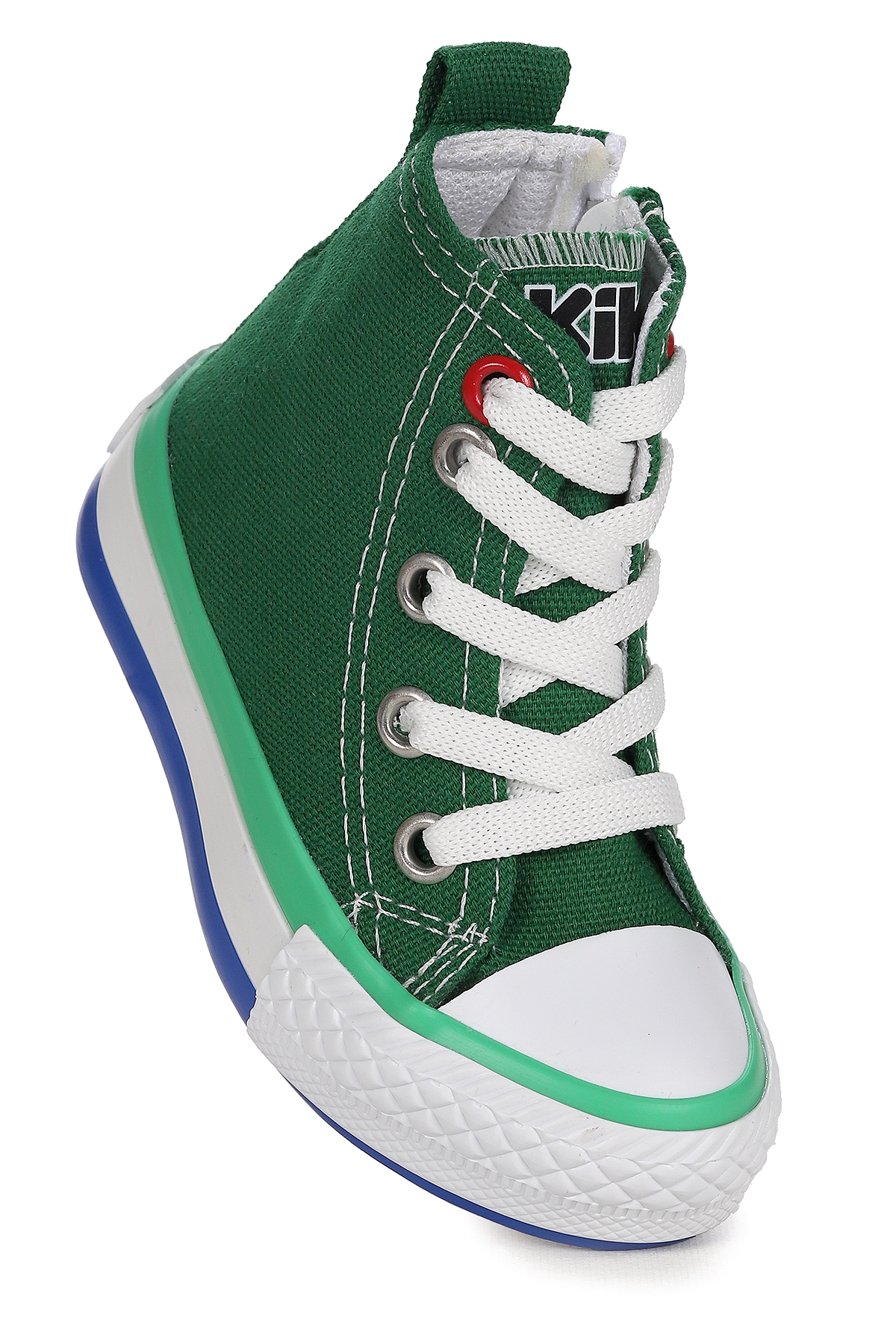 Tinna Bağcıklı Erkek Bebek Boğazlı Keten Spor Ayakkabı Yeşil - Görsel 4