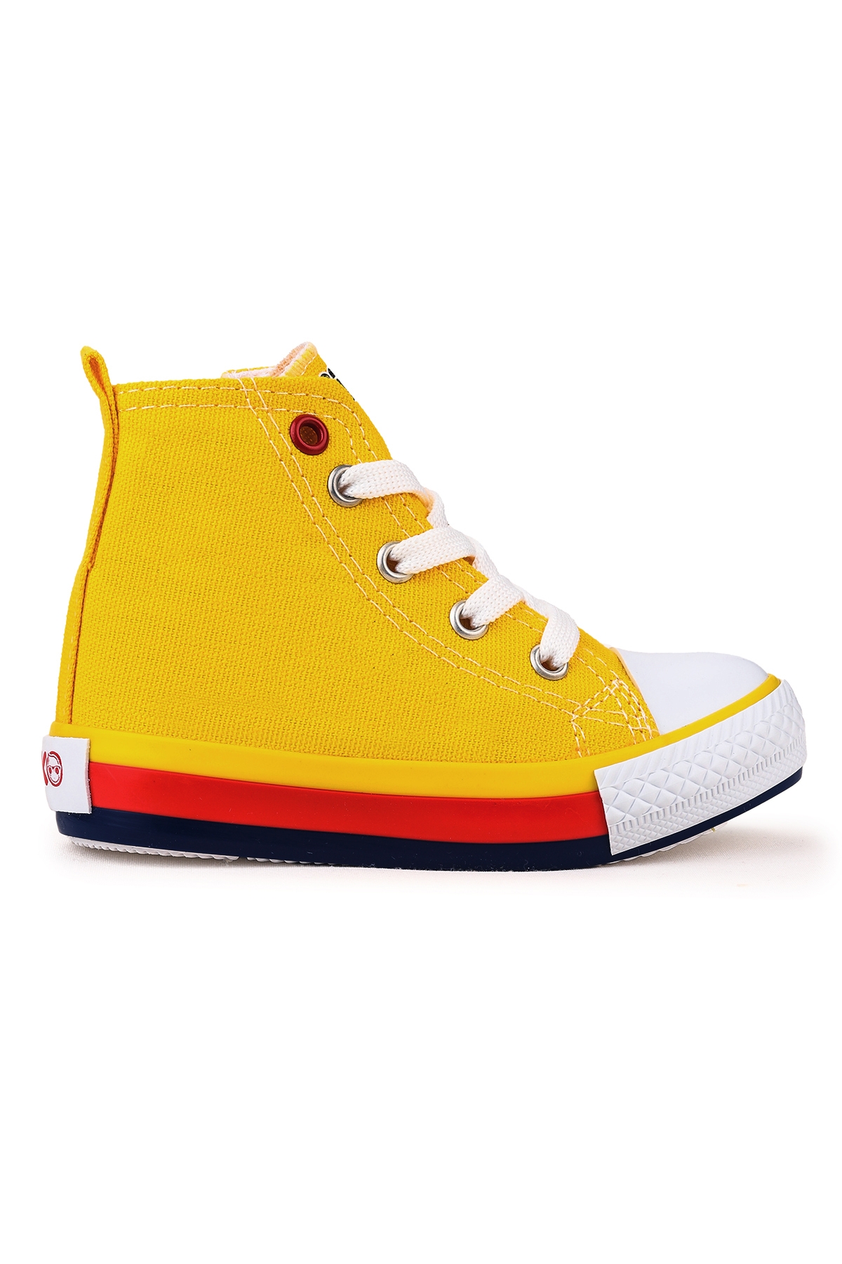 Tinna Bağcıklı Erkek Bebek Boğazlı Keten Spor Ayakkabı Sarı - Görsel 5