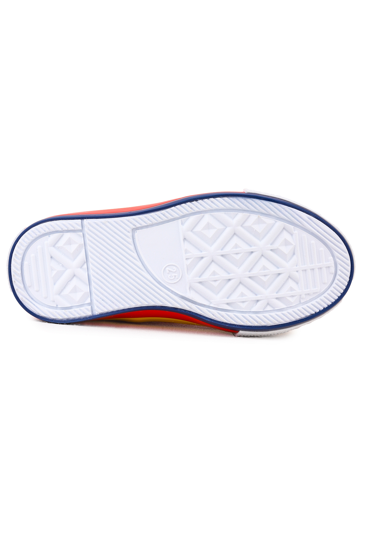 Tinna Bağcıklı Erkek Bebek Boğazlı Keten Spor Ayakkabı Kırmızı - Görsel 6