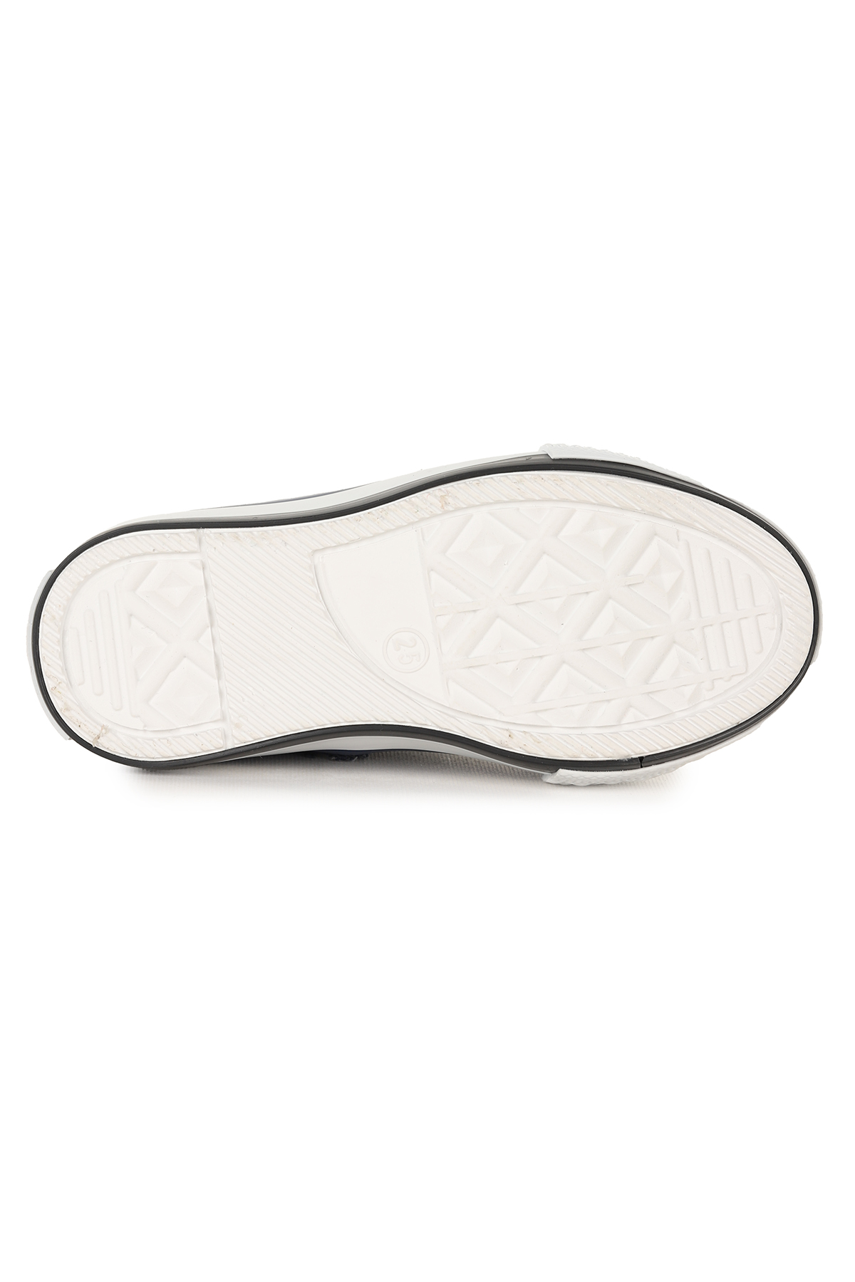 Tinna Bağcıklı Erkek Bebek Boğazlı Keten Spor Ayakkabı Lacivert - Görsel 6