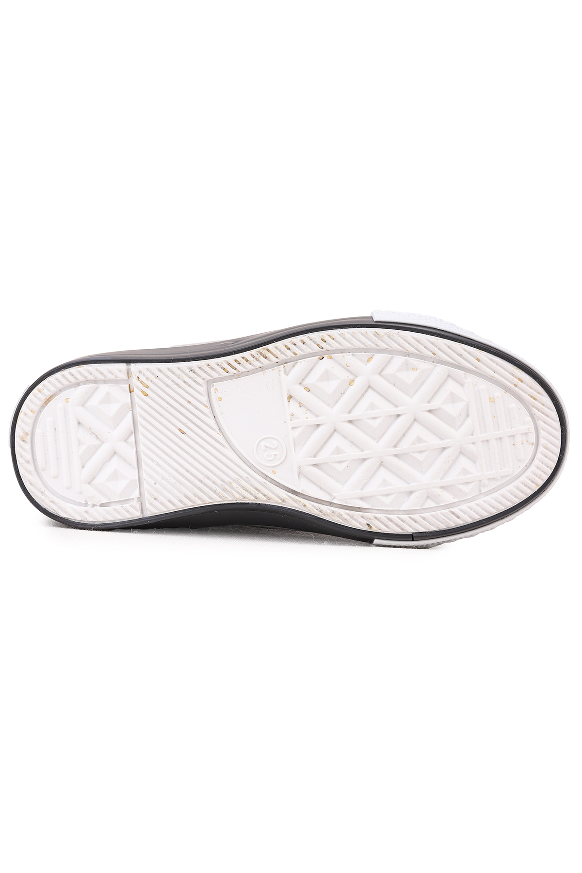 Tinna Bağcıklı Erkek Bebek Boğazlı Keten Spor Ayakkabı Siyah - Görsel 6