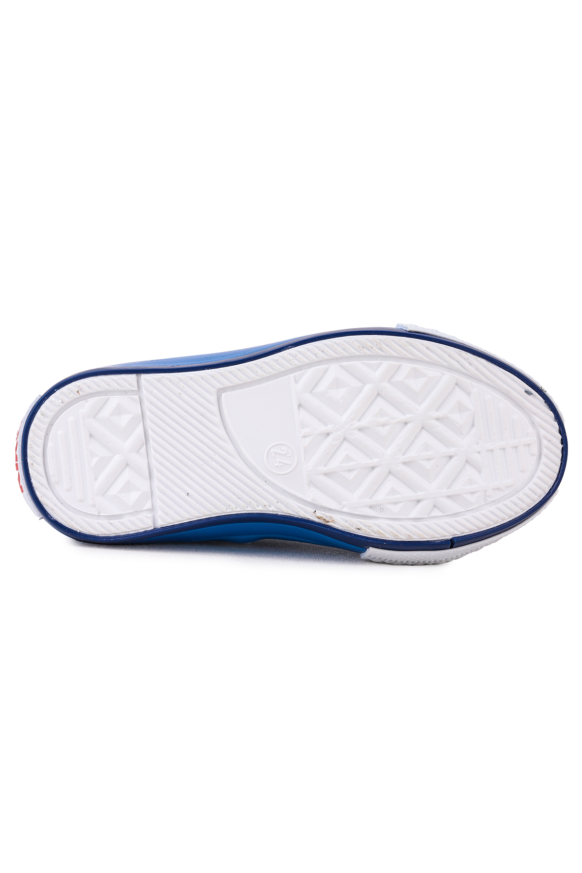 Tinna Bağcıklı Erkek Bebek Boğazlı Keten Spor Ayakkabı Kot Mavi - Görsel 6