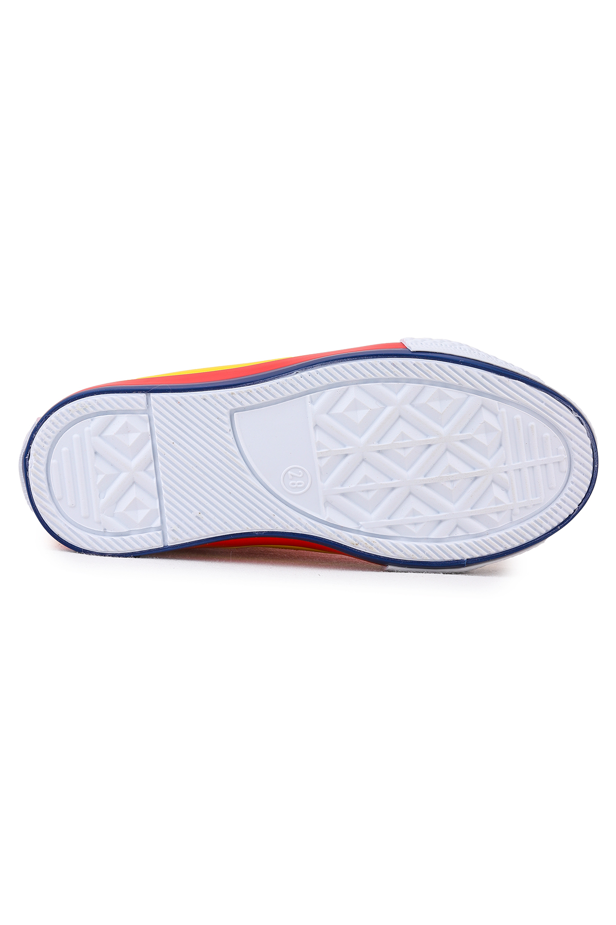 Tinna Bağcıklı Erkek Çocuk Boğazlı Keten Spor Ayakkabı Turuncu - Görsel 6