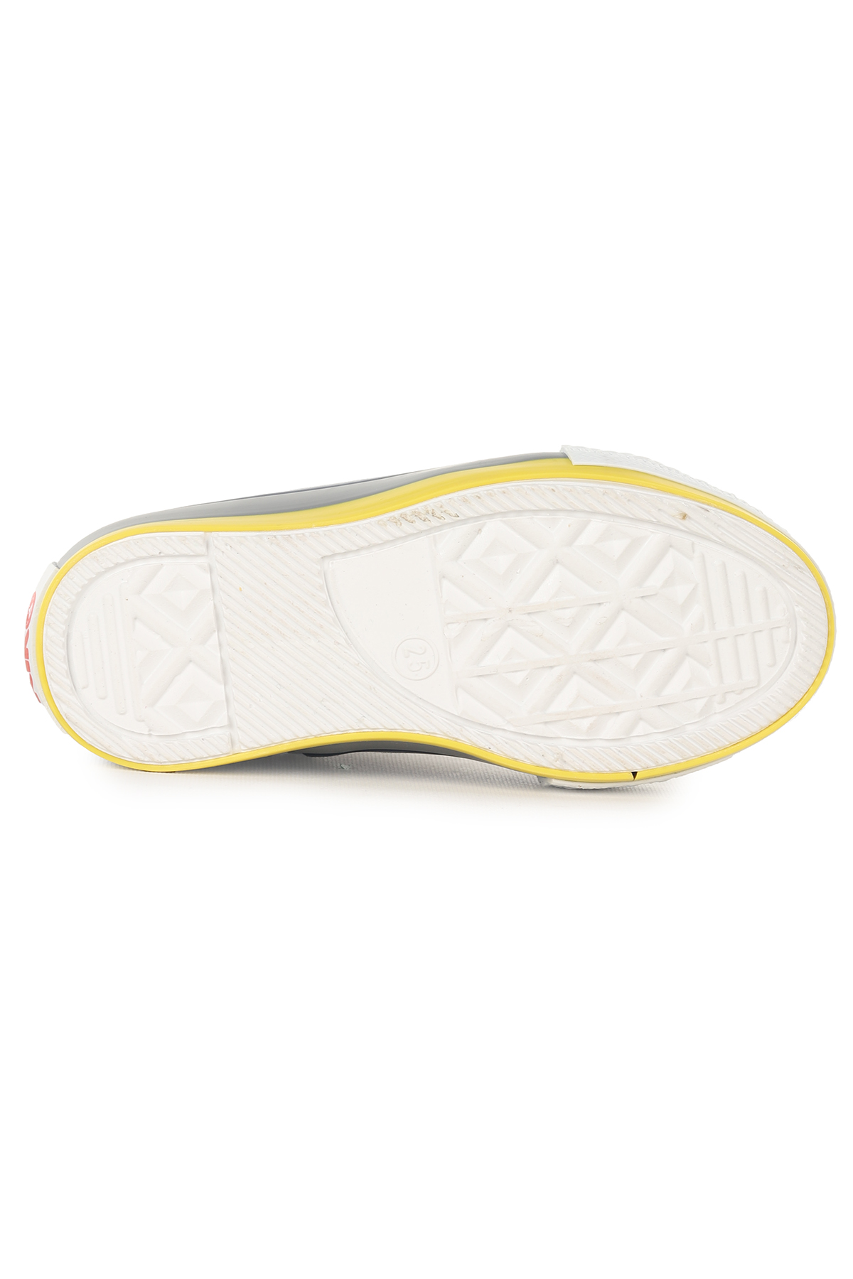 Tinna Bağcıklı Erkek Çocuk Boğazlı Keten Spor Ayakkabı Gri - Görsel 6