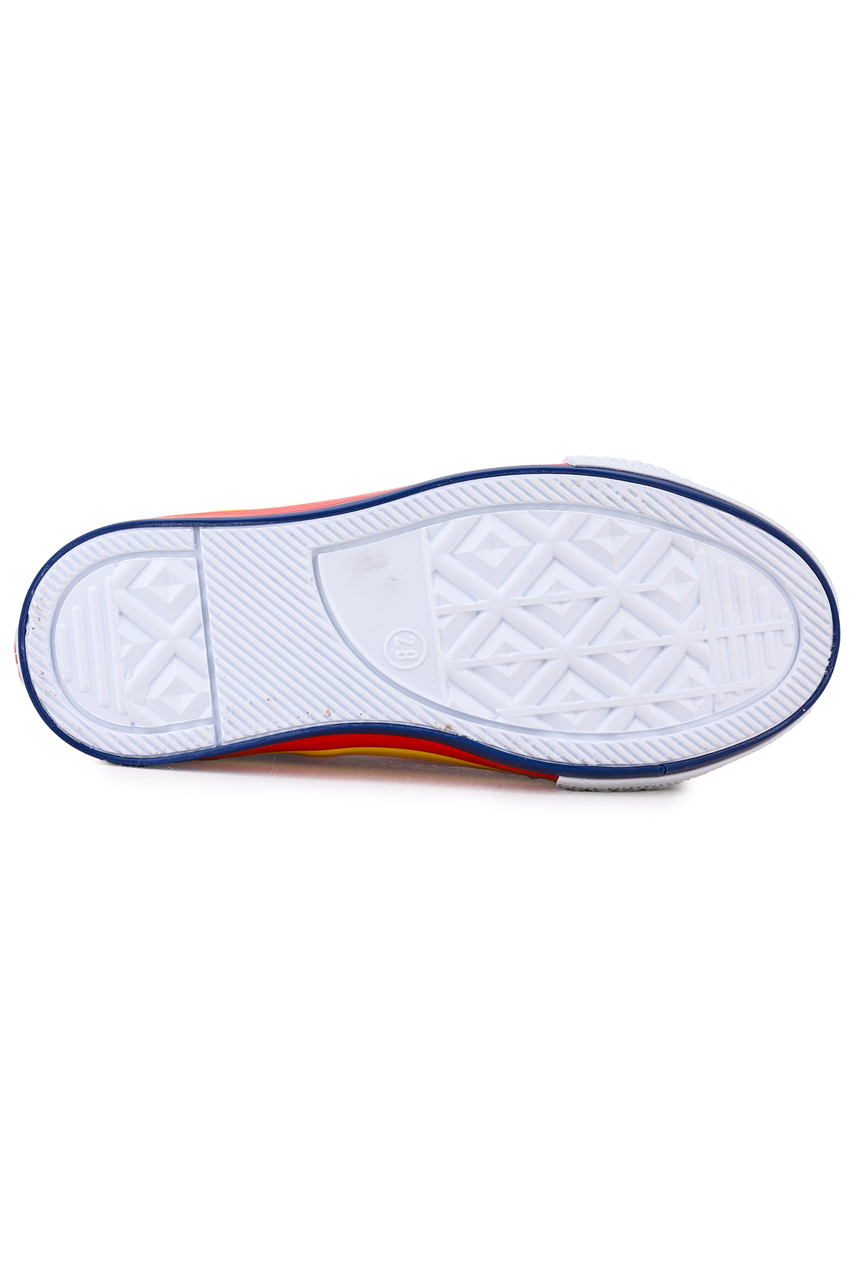 Tinna Bağcıklı Erkek Çocuk Boğazlı Keten Spor Ayakkabı Kırmızı - Görsel 6