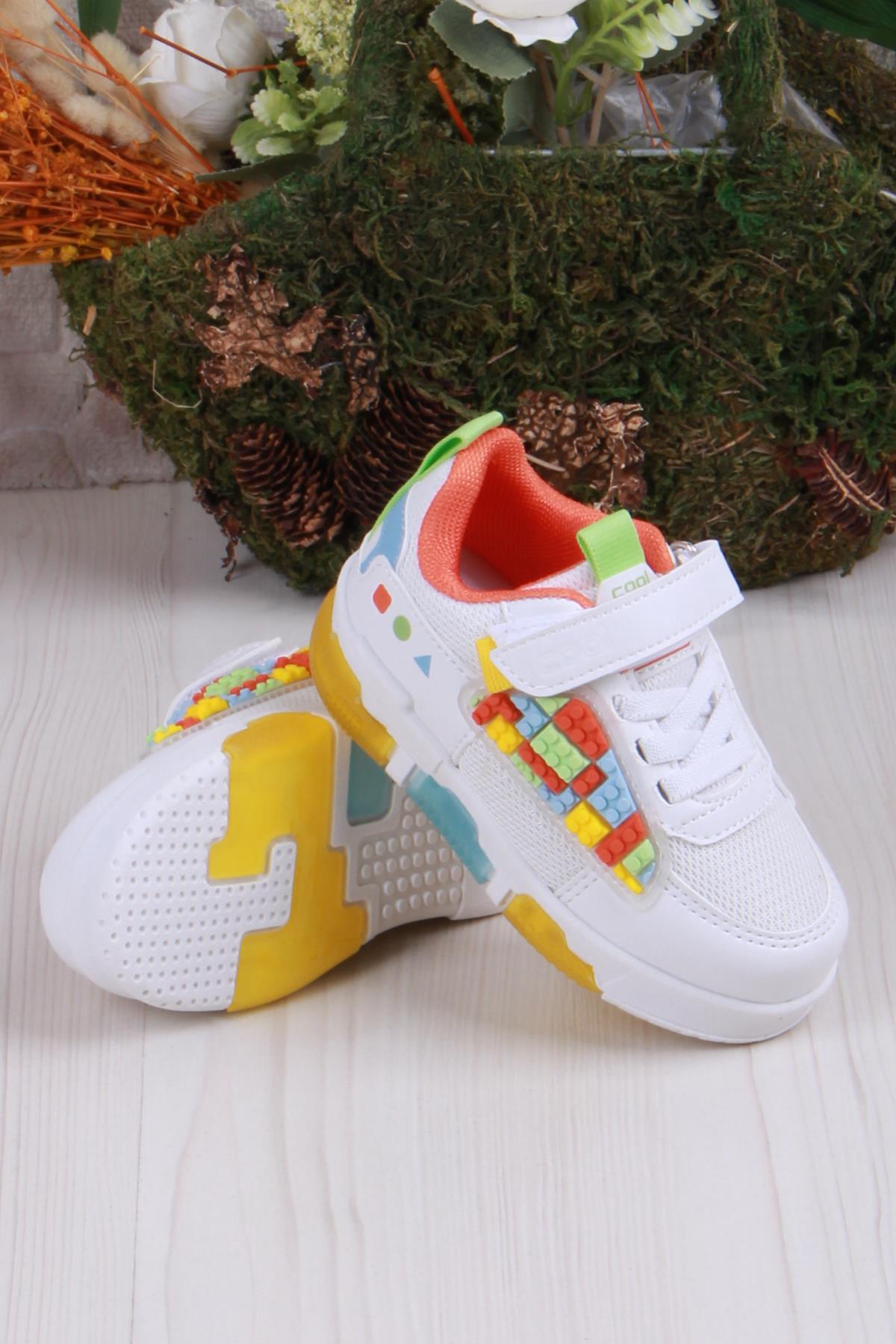 Cool Legos Rahat Hafif Sneaker Işıklı Erkek Çocuk Ayakkabı - Görsel 5
