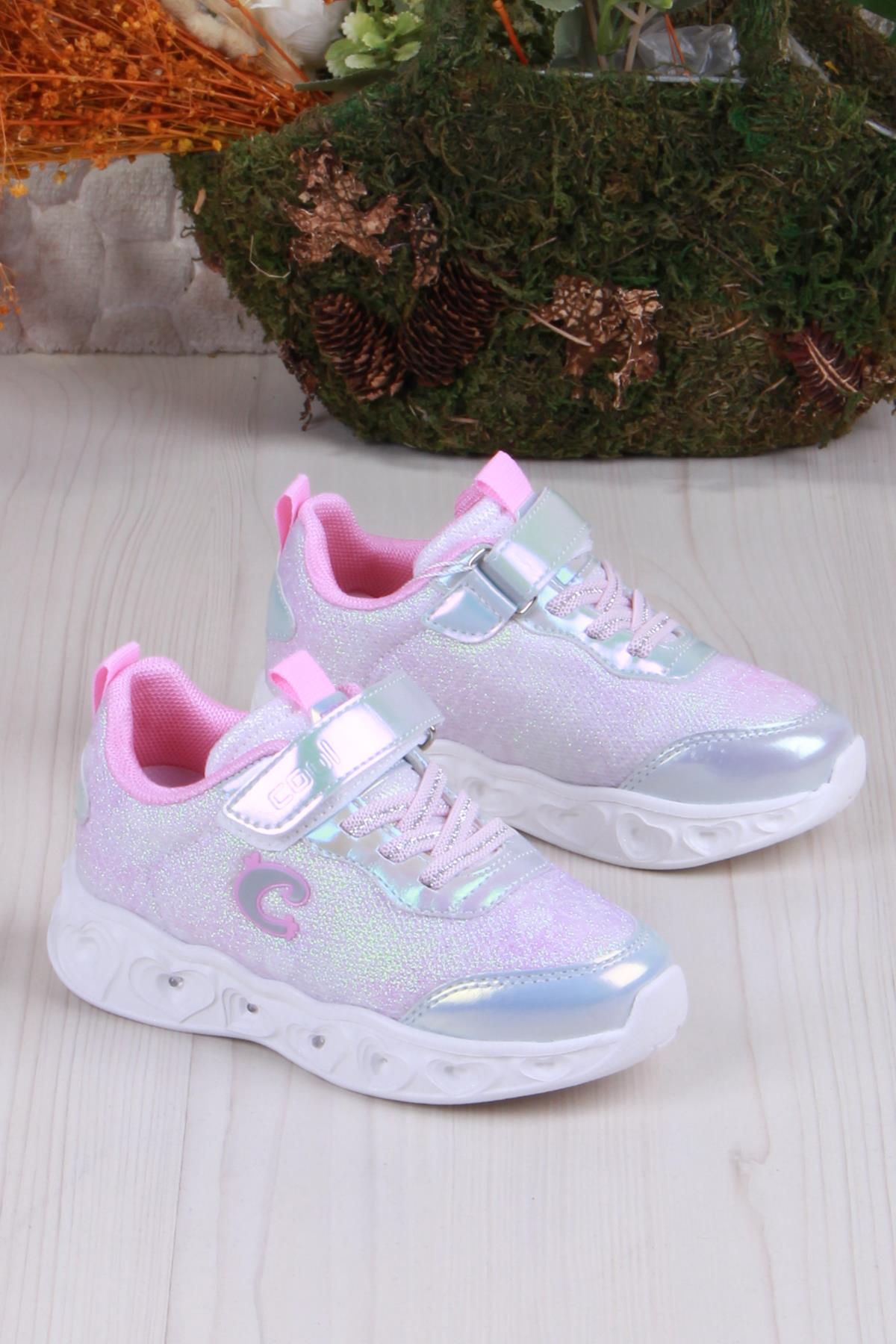 Cool Yuki Rahat Hafif Sneaker Işıklı Kız Çocuk Ayakkabı - Görsel 2