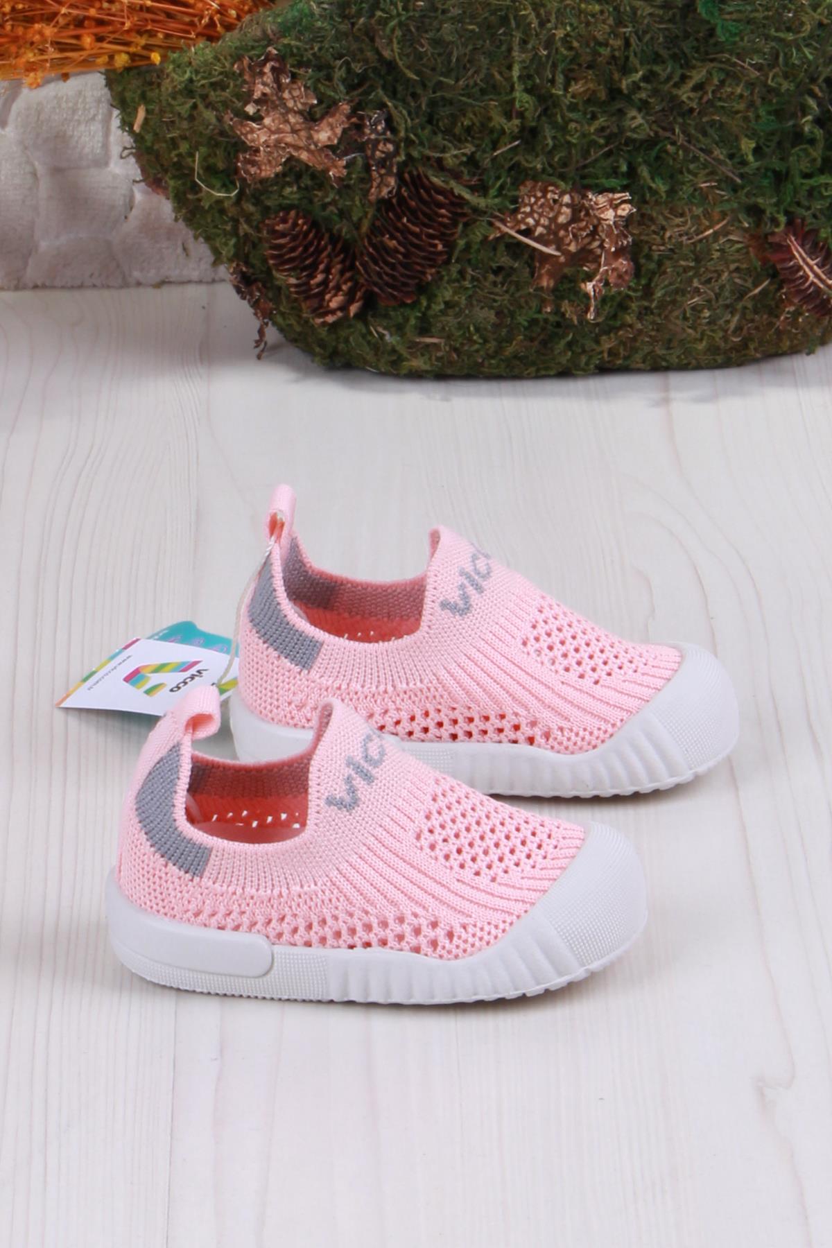 Vicco Vicco Pembe 950.E25Y.237 Pudra Orm Anatomik Kız Çocuk İlk Adım Ayakkabısı Flo'da! Pembe - 3. görsel