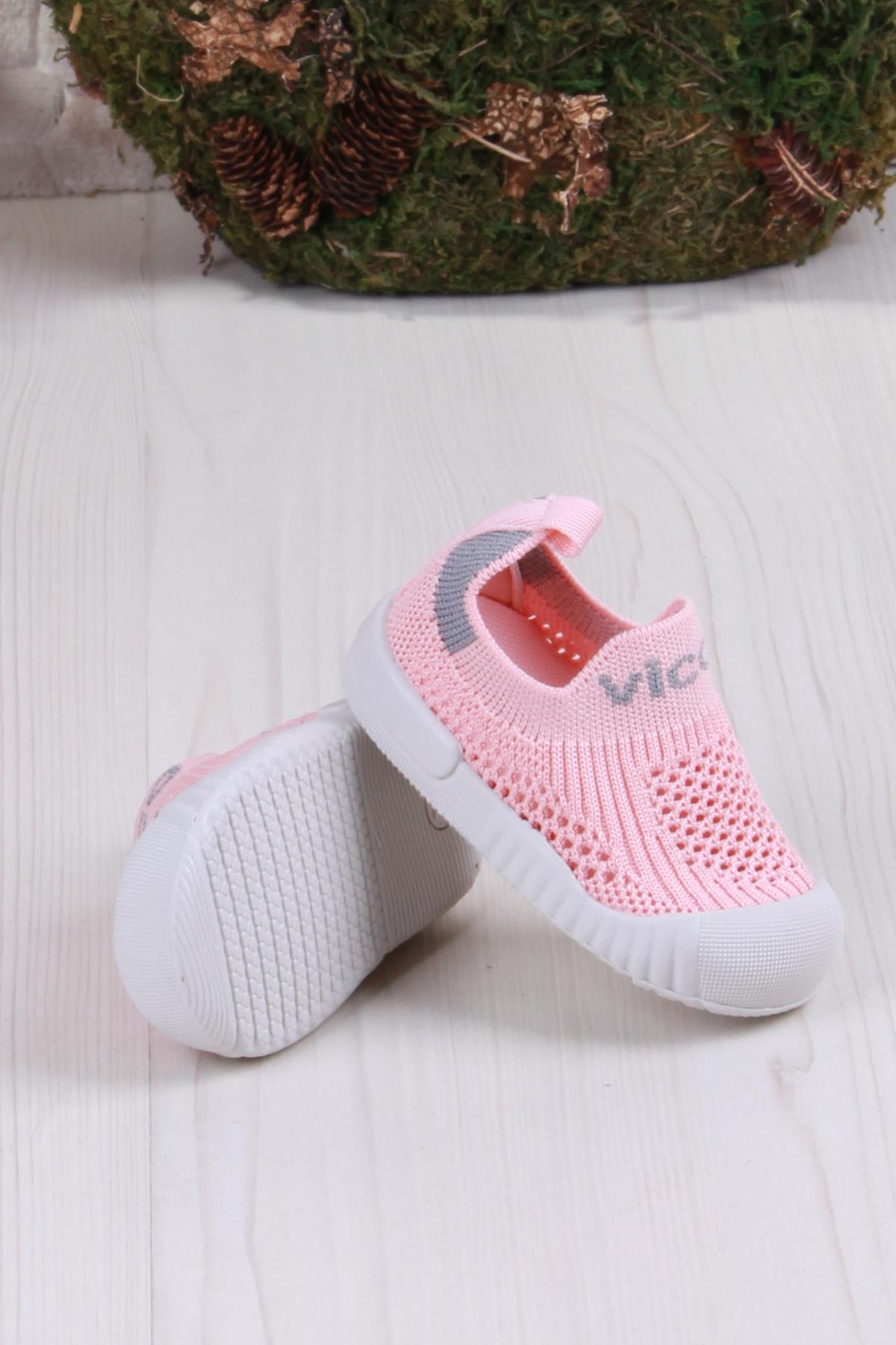 Vicco Vicco Pembe 950.E25Y.237 Pudra Orm Anatomik Kız Çocuk İlk Adım Ayakkabısı Flo'da! Pembe - 5. görsel
