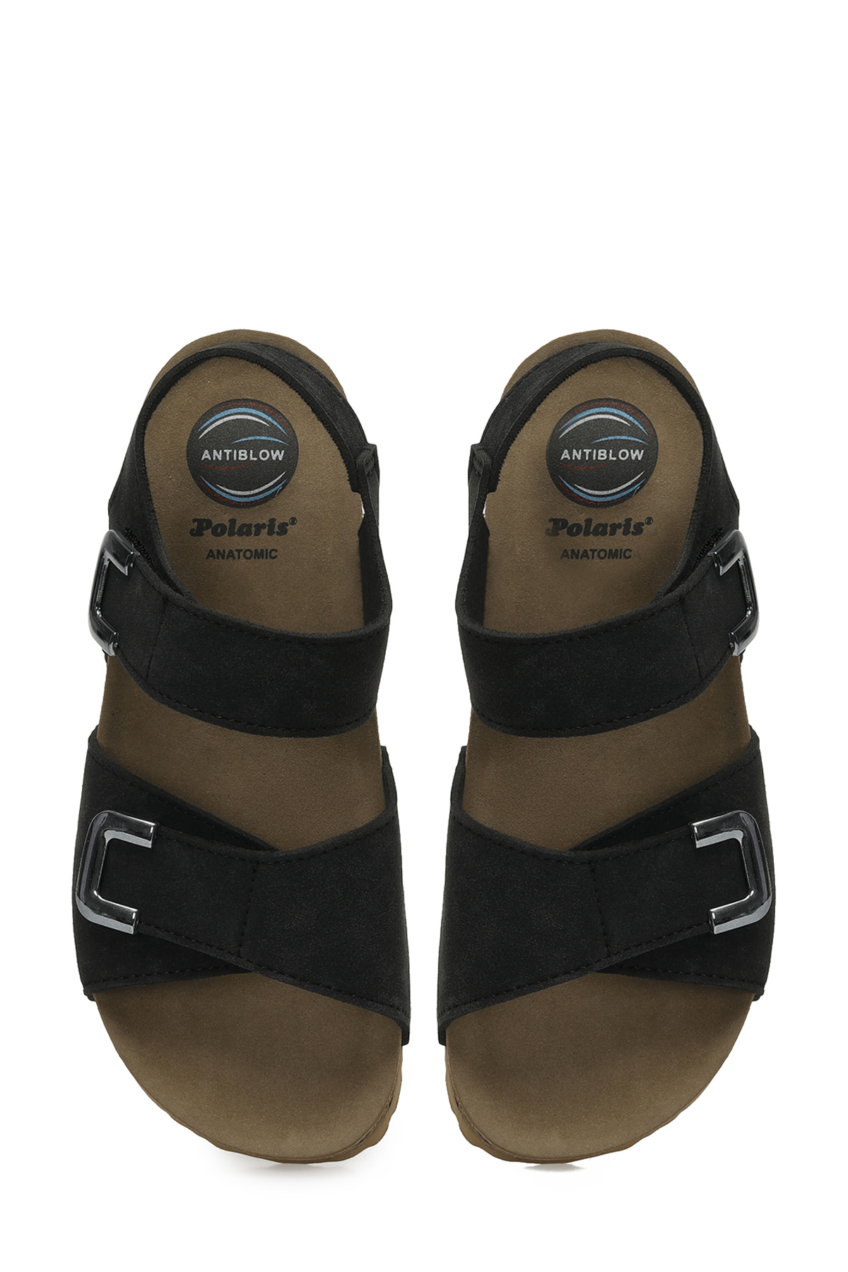 166934.Z5FX Siyah Kadın Düz Sandalet - Görsel 5