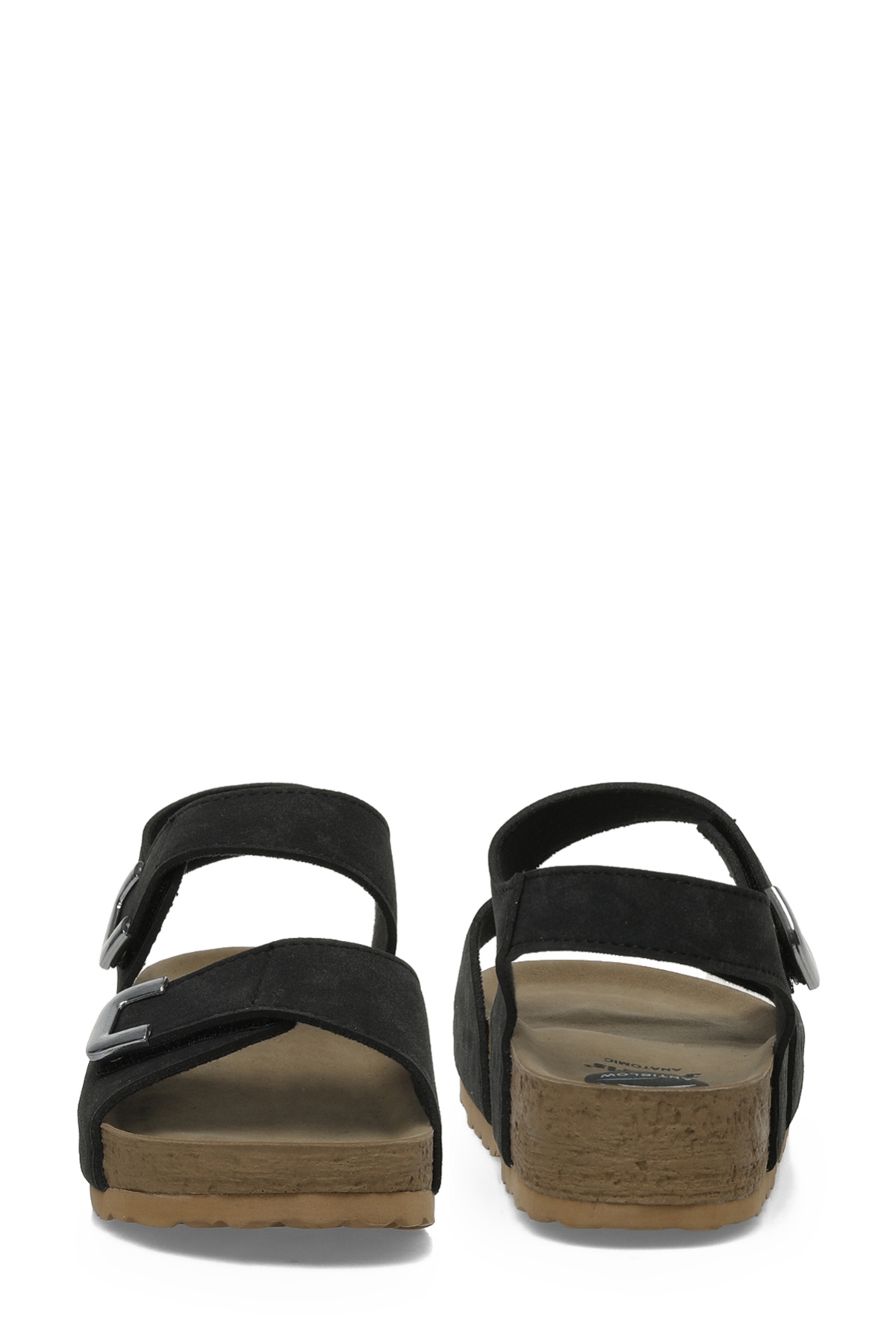 166934.Z5FX Siyah Kadın Düz Sandalet - Görsel 6