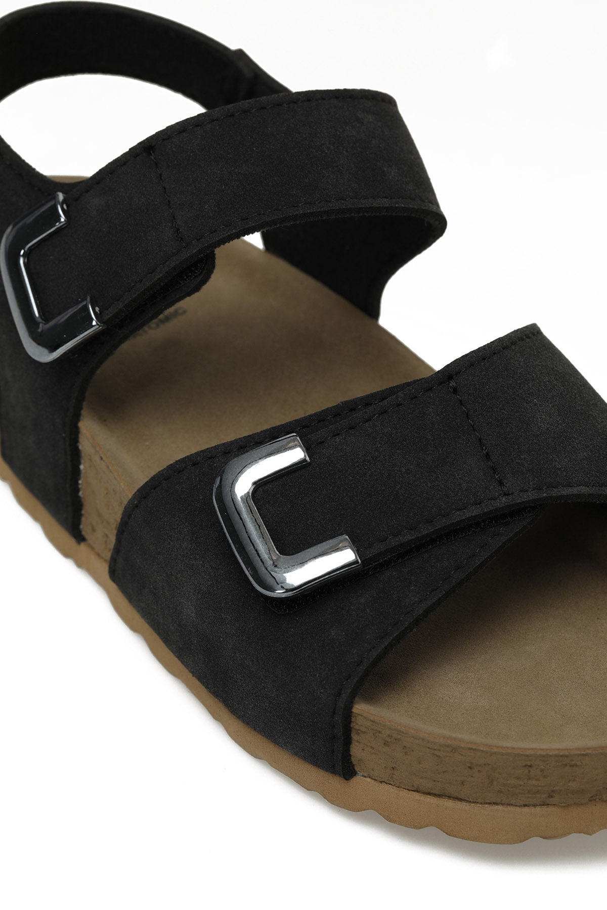 166934.Z5FX Siyah Kadın Düz Sandalet - Görsel 8