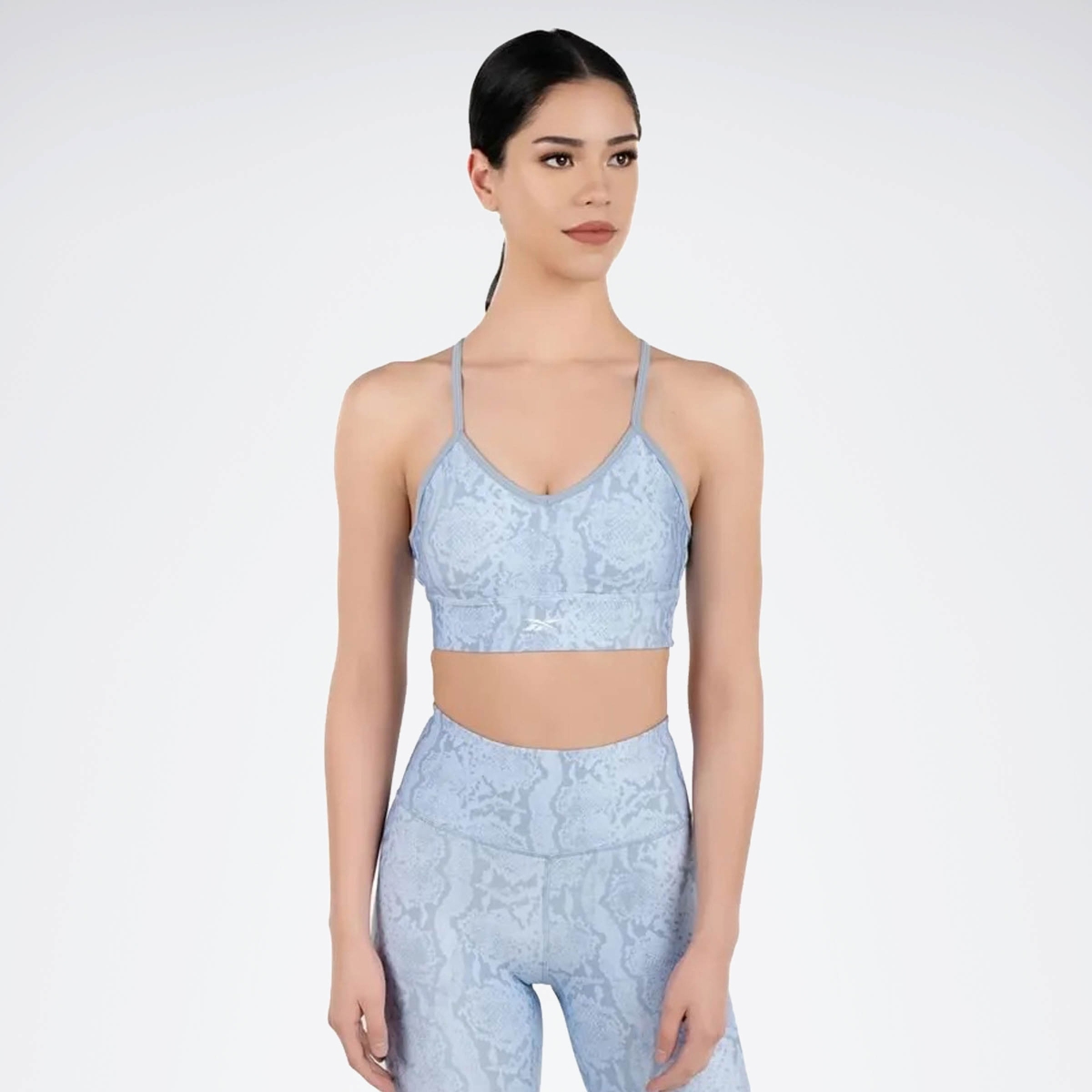 Reebok ID TRAIN AOP BRA Mavi Kadın Bra