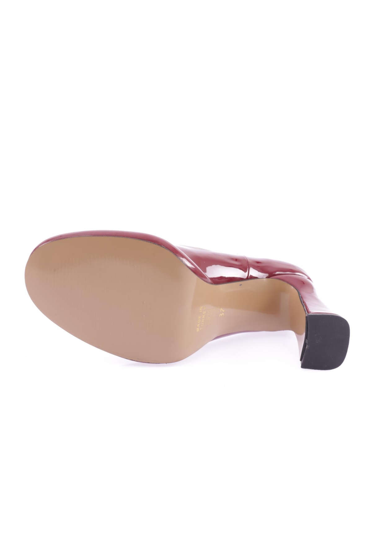 5901-424 Yuvarlak Burun Kadin Kadeh Topuklu Ayakkabi - Görsel 6