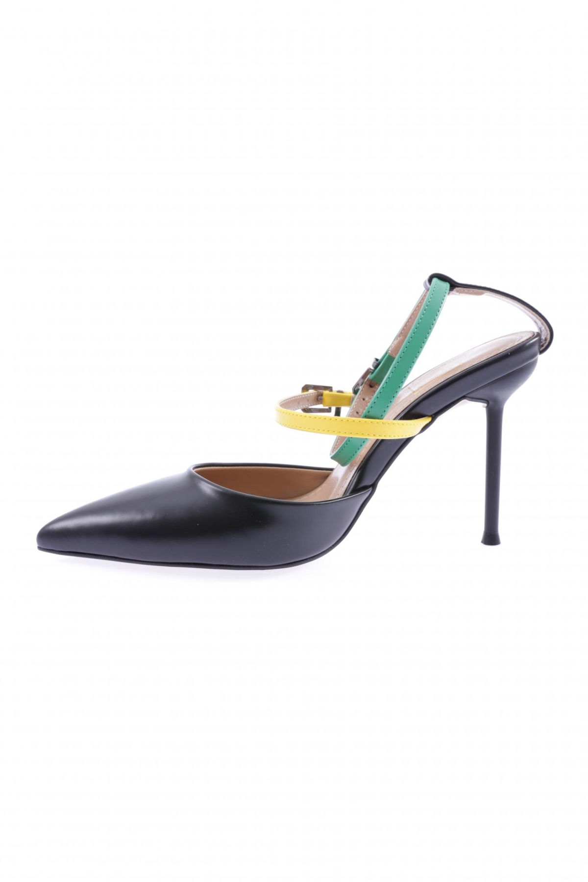 K5055 Kadin Sivri Burun Parmak Dekolteli İnce Topuklu Ayakkabi - Görsel 4