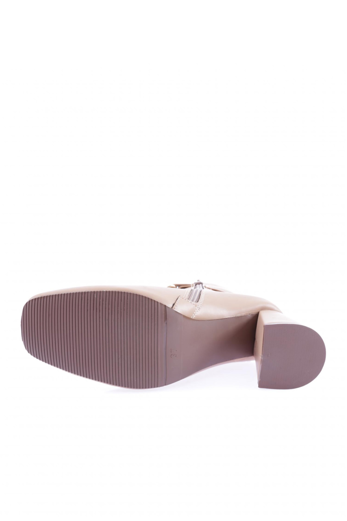 K405-22K Kadin Zincir Aksesuarli Topuklu Bot - Görsel 6