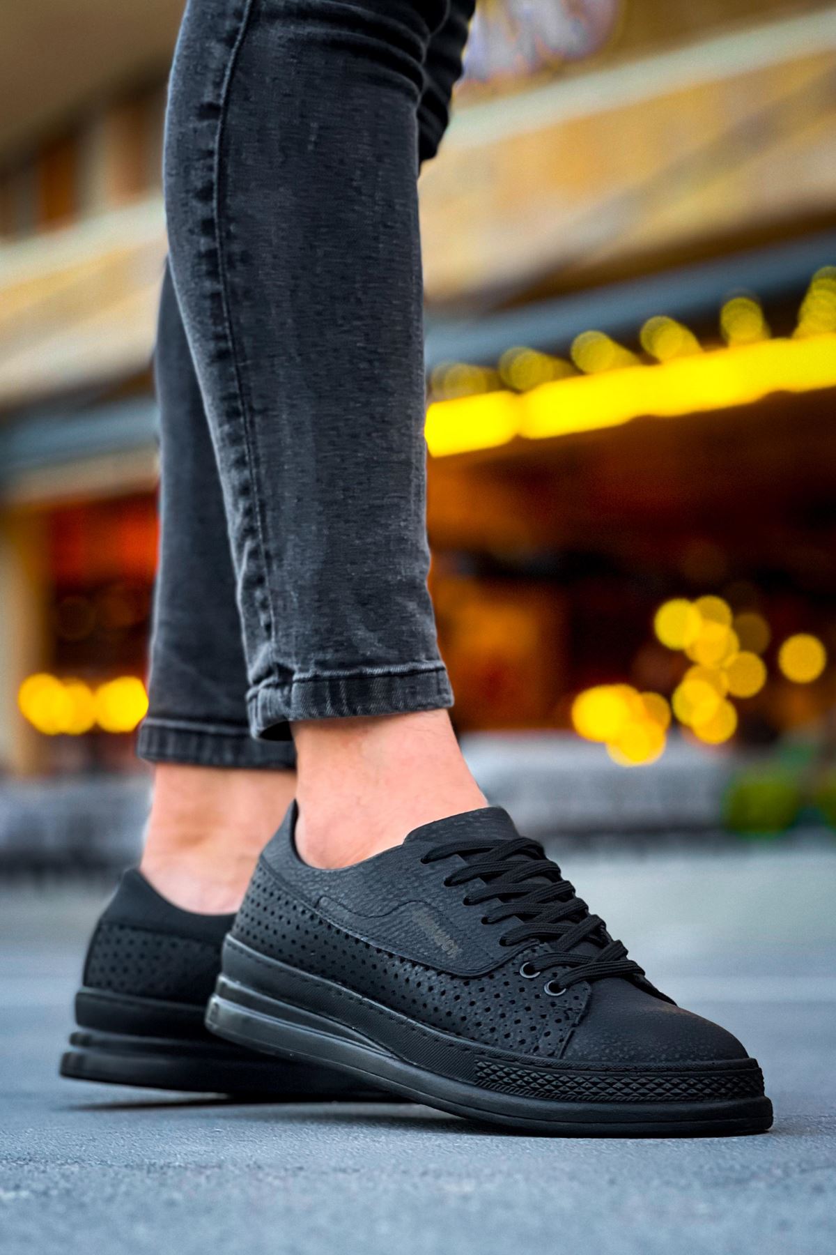 Bağcıklı Erkek Günlük Ayakkabı Siyah - Görsel 6