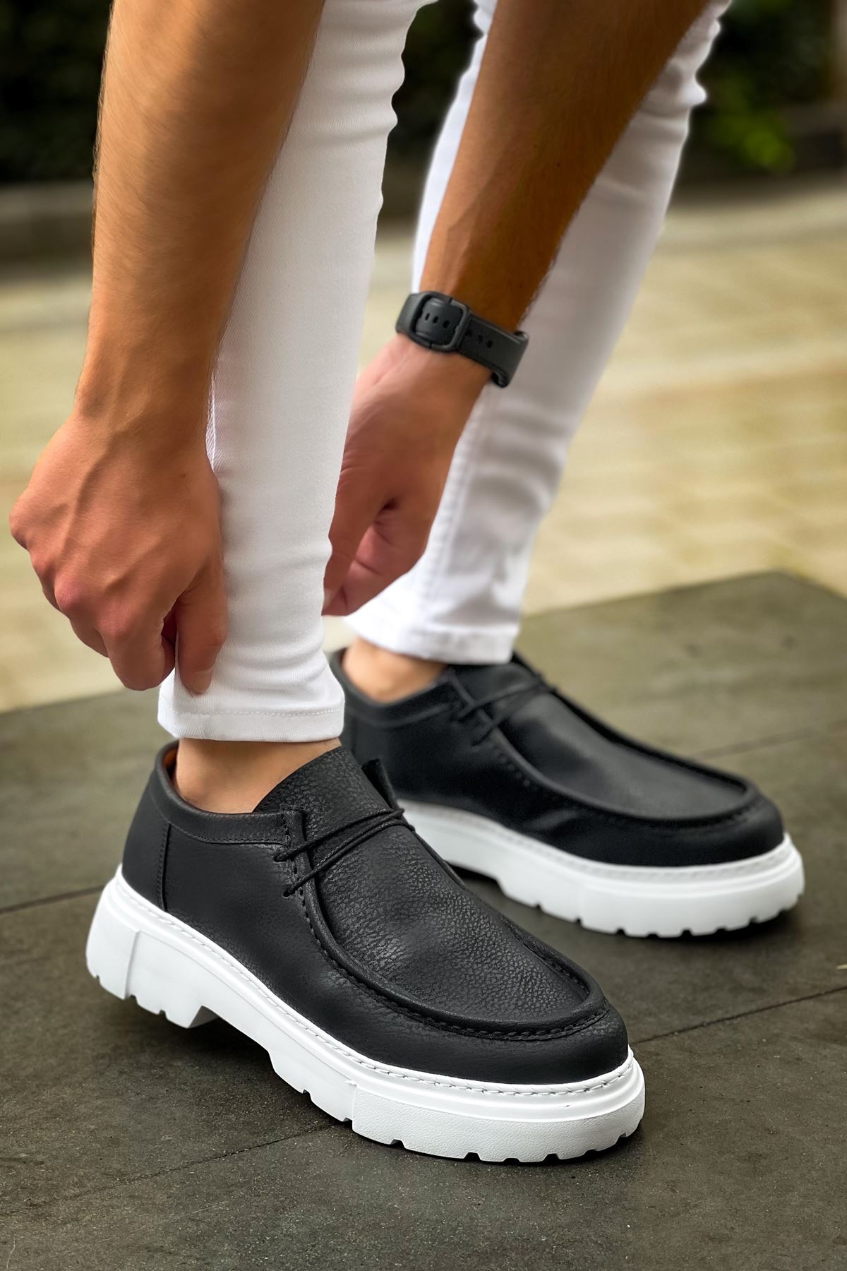 Bağcıklı Erkek Günlük Ayakkabı Siyah - Görsel 2
