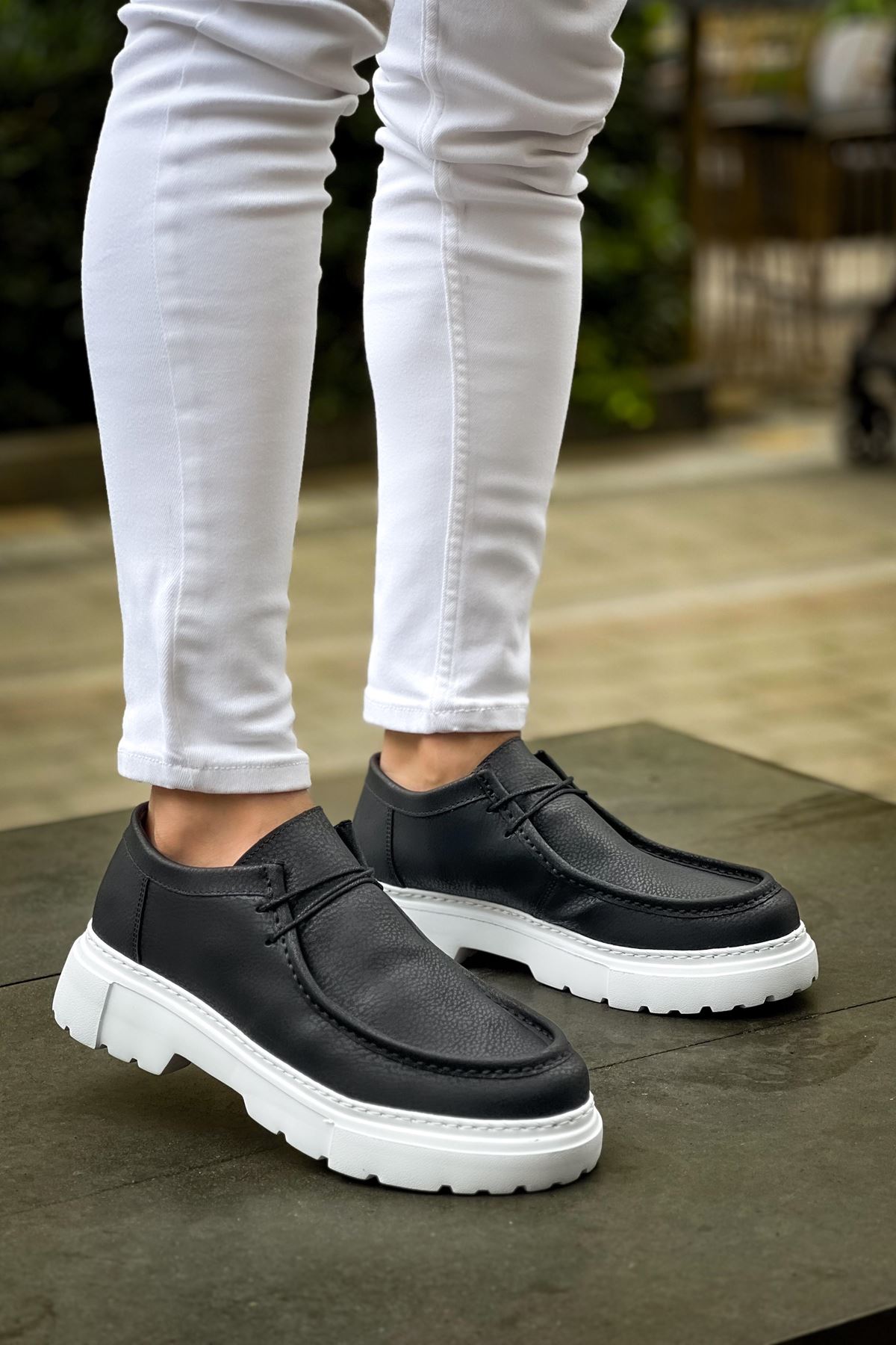 Bağcıklı Erkek Günlük Ayakkabı Siyah - Görsel 3