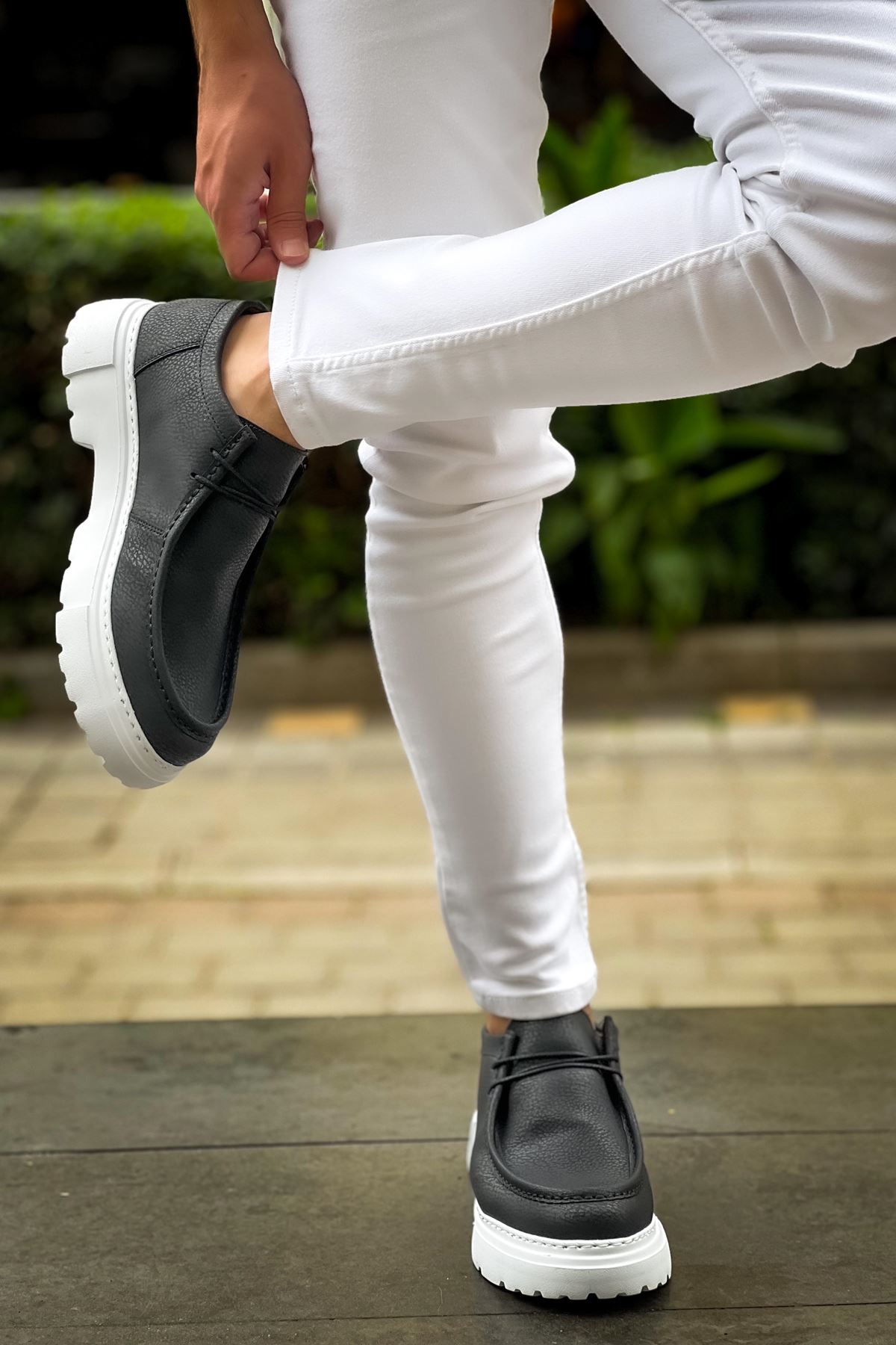 Bağcıklı Erkek Günlük Ayakkabı Siyah - Görsel 4