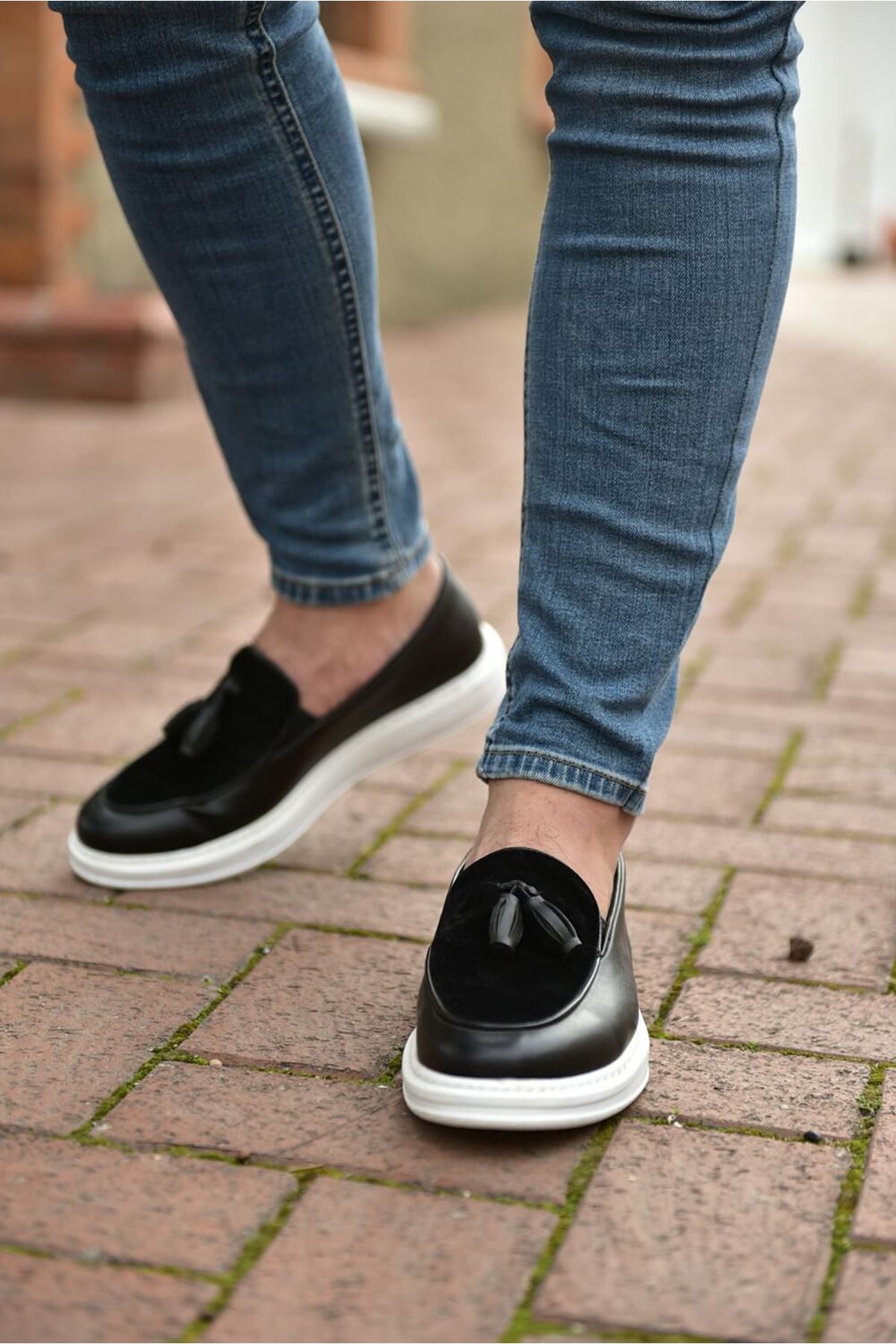 Püsküllü Erkek Günlük Ayakkabı Siyah - Görsel 4