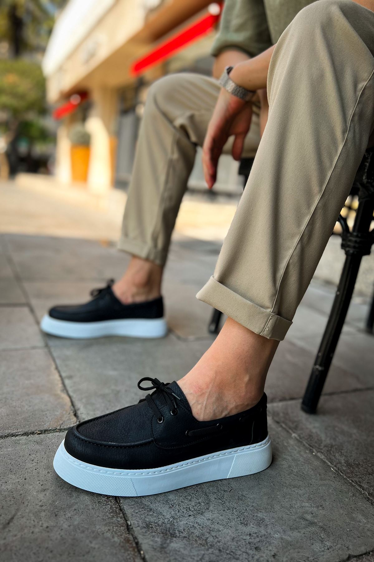 Bağcıklı Erkek Günlük Ayakkabı Siyah - Görsel 2