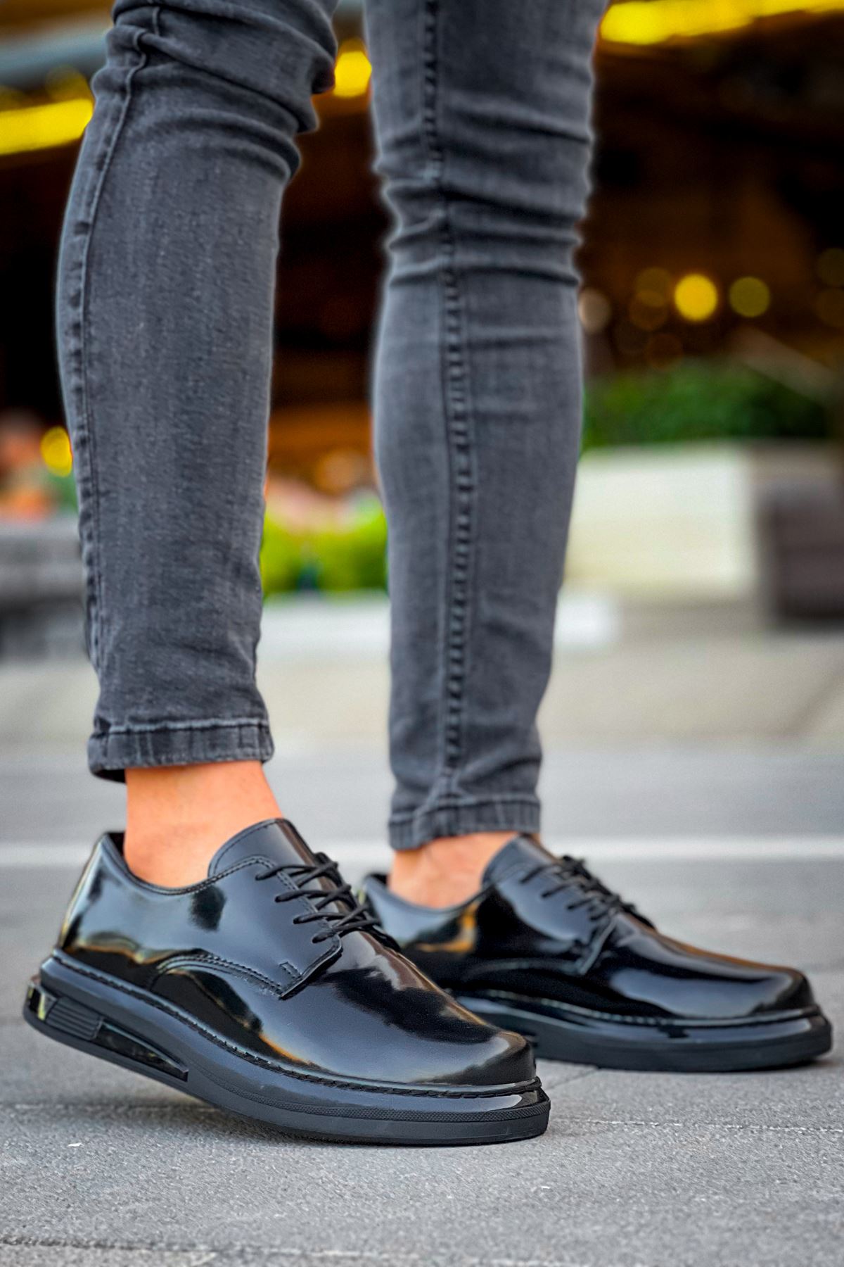 Bağcıklı Erkek Günlük Ayakkabı Siyah - Görsel 2