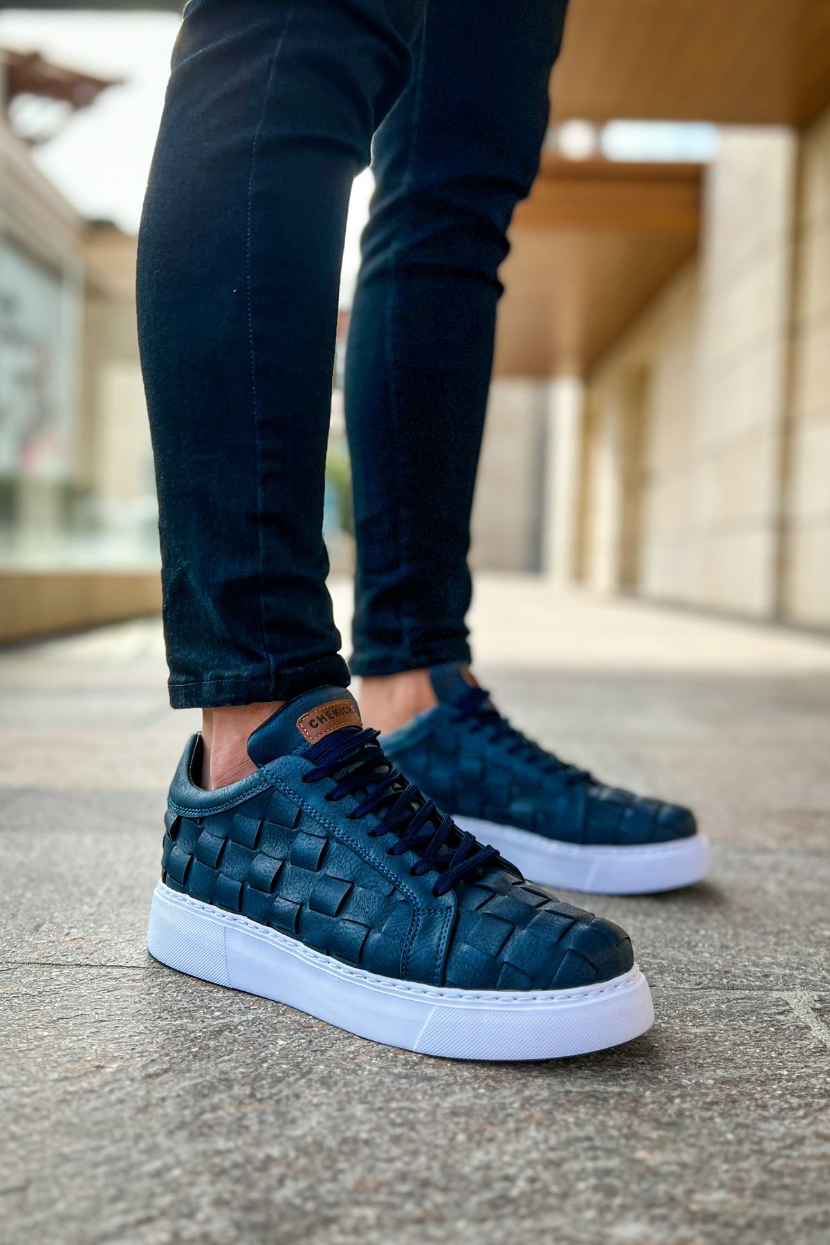 Bağcıklı Erkek Günlük Ayakkabı Lacivert - Görsel 2