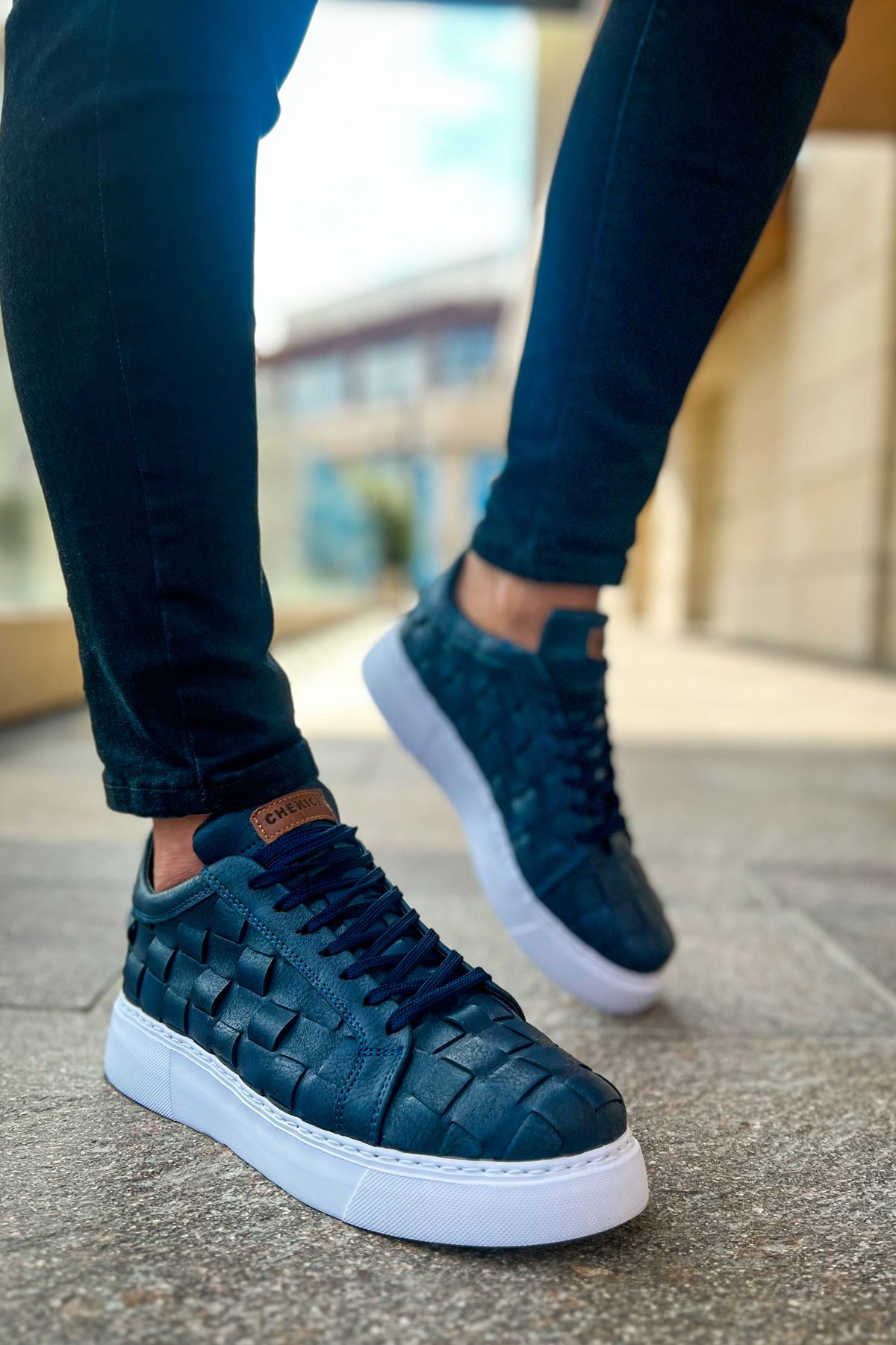 Bağcıklı Erkek Günlük Ayakkabı Lacivert - Görsel 3