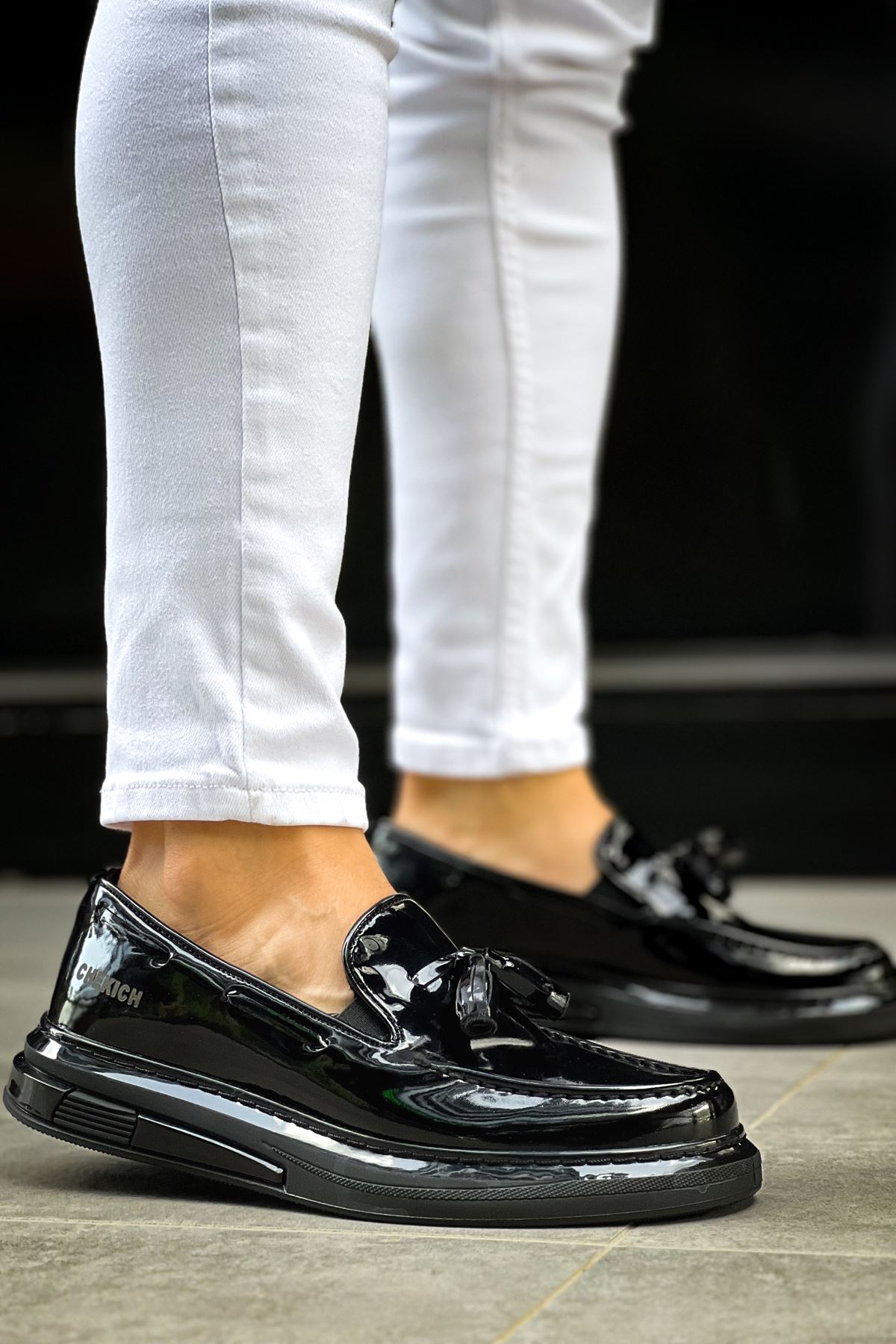 Püsküllü Erkek Günlük Ayakkabı Siyah - Görsel 2