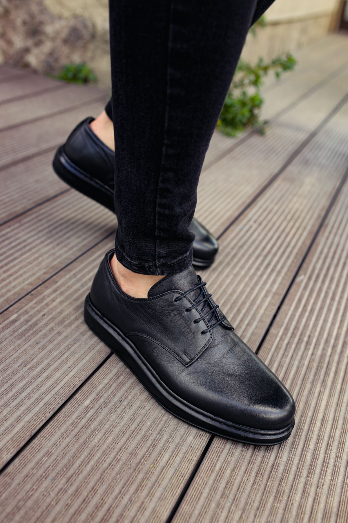 Bağcıklı Erkek Günlük Ayakkabı Siyah - Görsel 2