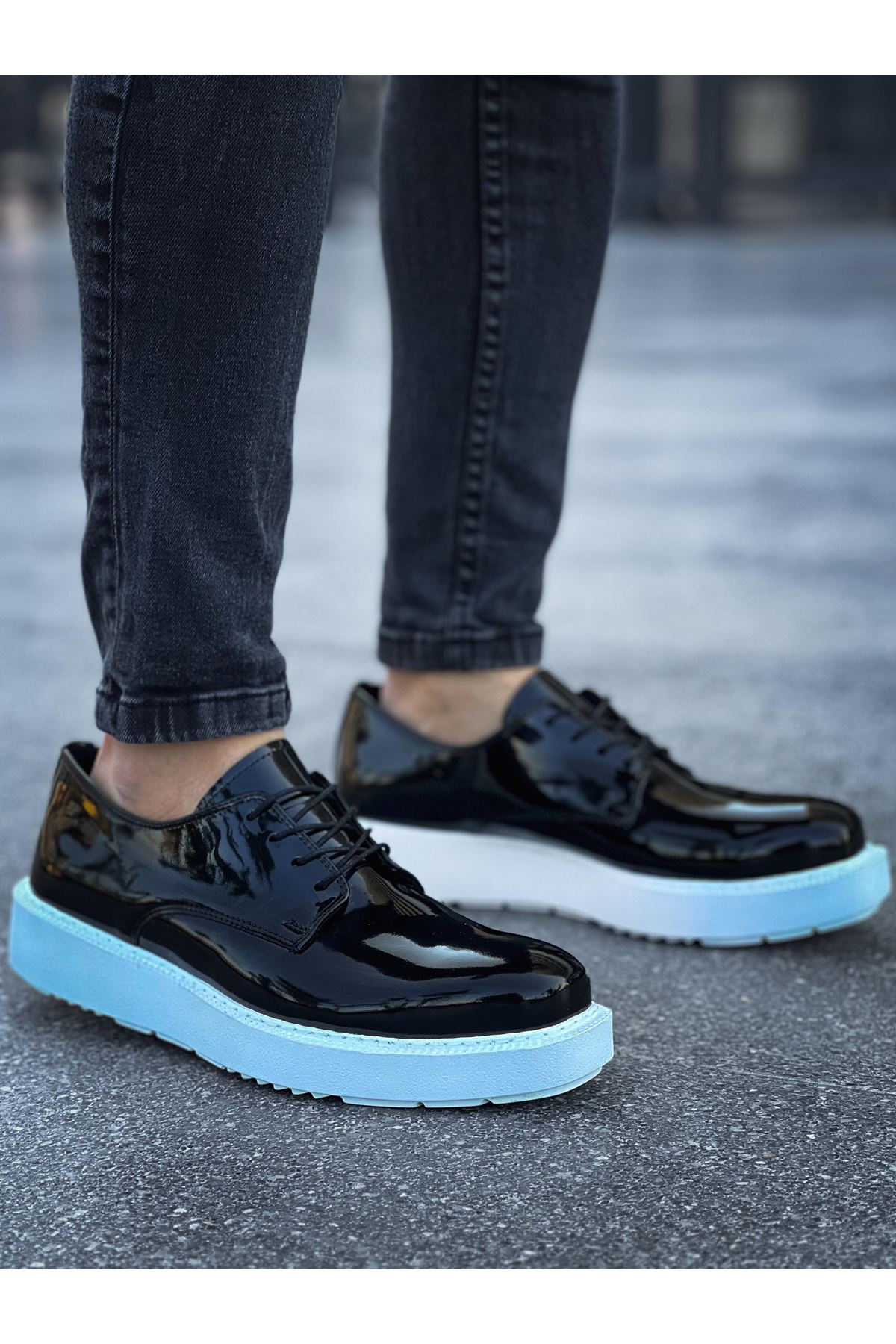 Bağcıklı Erkek Günlük Ayakkabı Siyah - Görsel 3