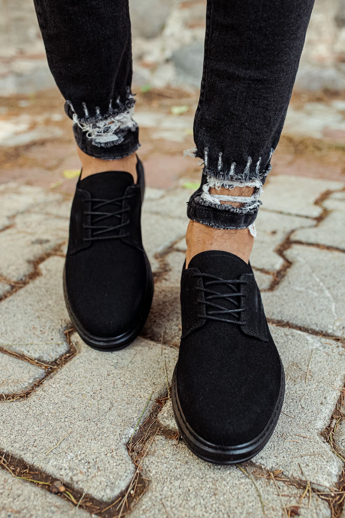 Bağcıklı Erkek Günlük Ayakkabı Siyah - Görsel 3