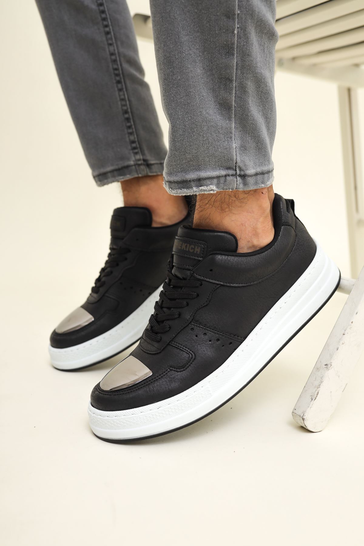 Bağcıklı Erkek Günlük Ayakkabı Siyah - Görsel 3