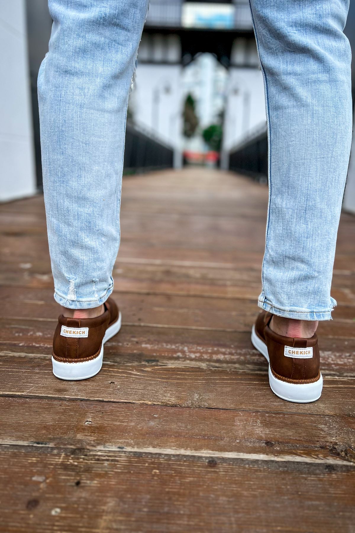 Düz Erkek Günlük Ayakkabı Taba - Görsel 5