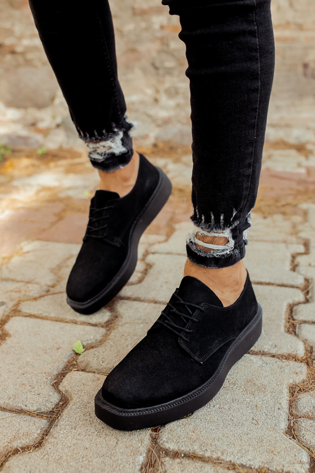 Bağcıklı Erkek Günlük Ayakkabı Siyah - Görsel 4