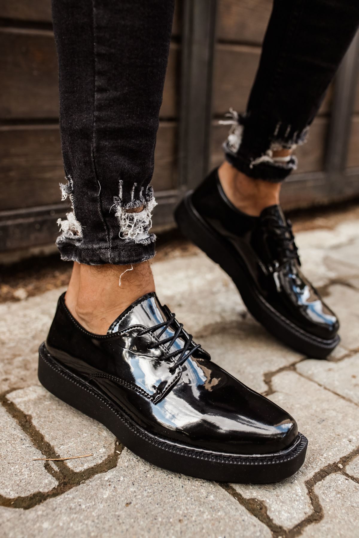 Bağcıklı Erkek Günlük Ayakkabı Siyah - Görsel 2