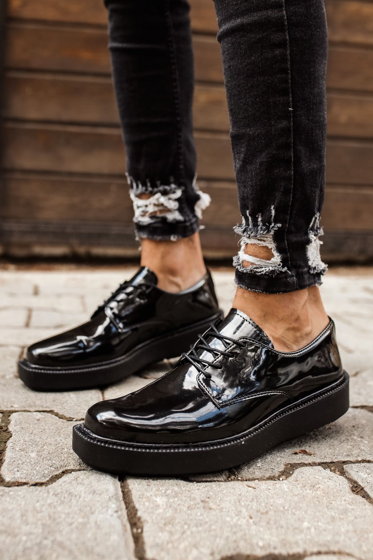 Bağcıklı Erkek Günlük Ayakkabı Siyah - Görsel 3