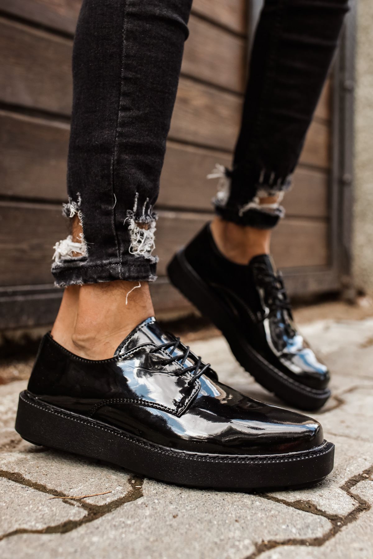 Bağcıklı Erkek Günlük Ayakkabı Siyah - Görsel 6