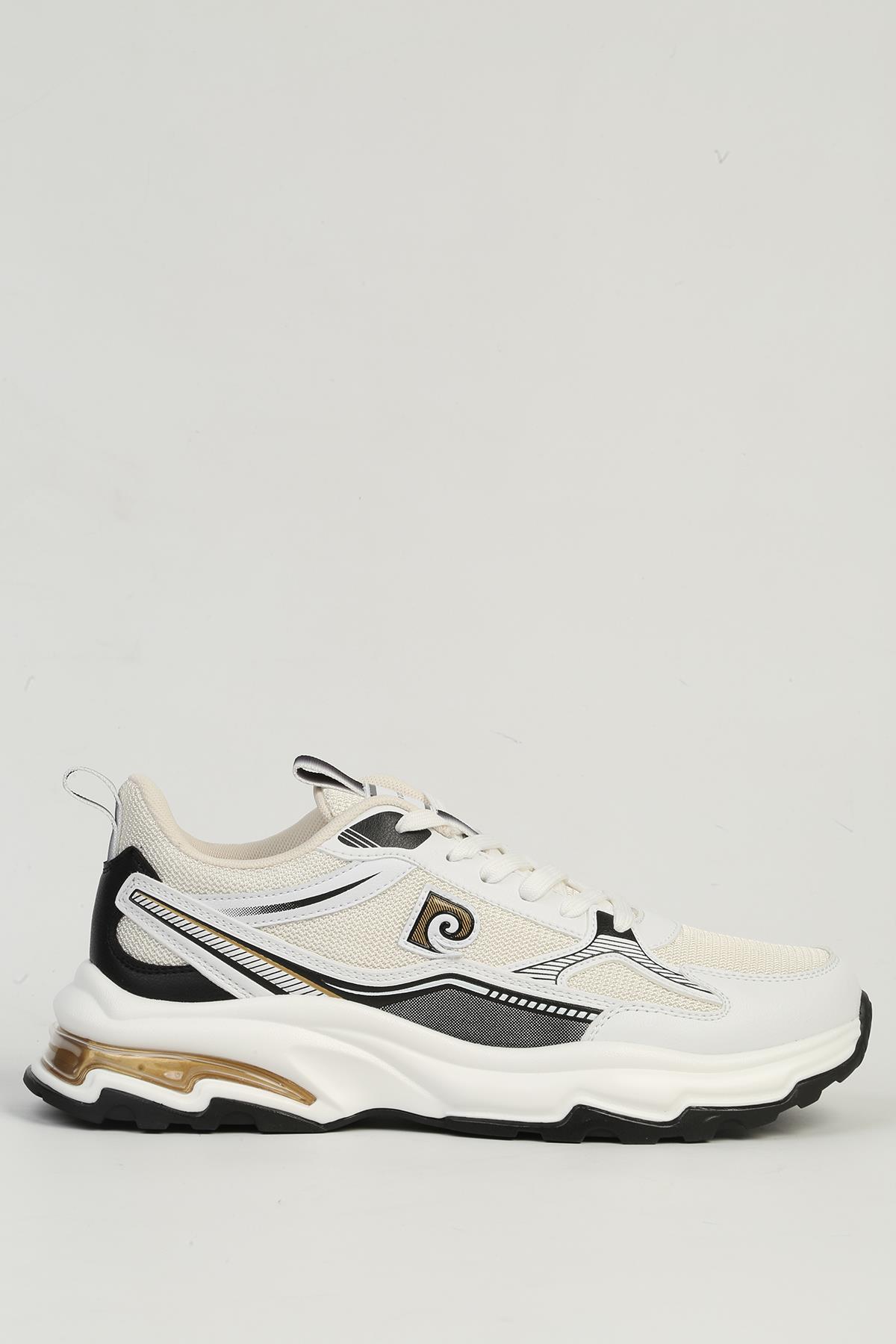 Beyaz Siyah Erkek Spor Ayakkabı İTHAL PCI-11349 - Görsel 2