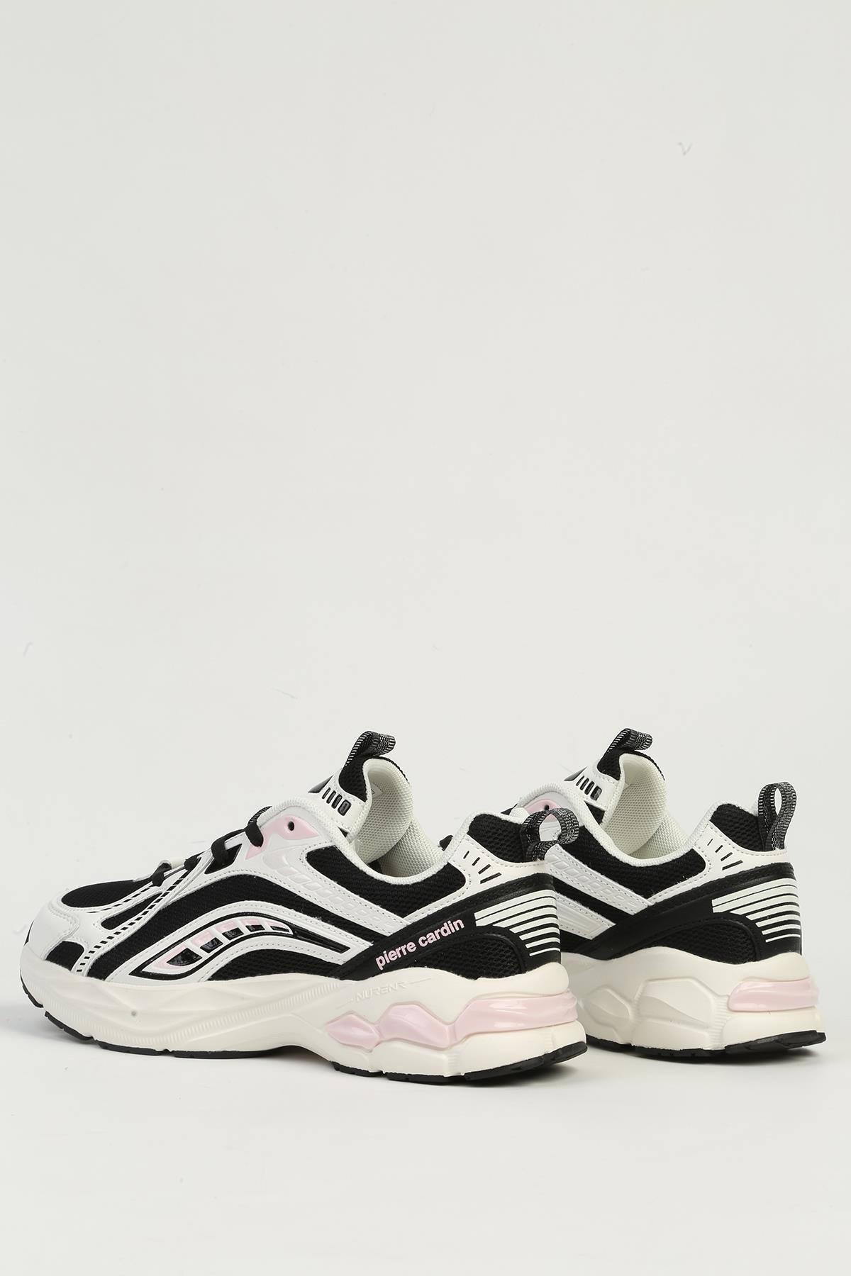 Beyaz Siyah Kadın Spor Ayakkabı İTHAL PCI-11369 - Görsel 5