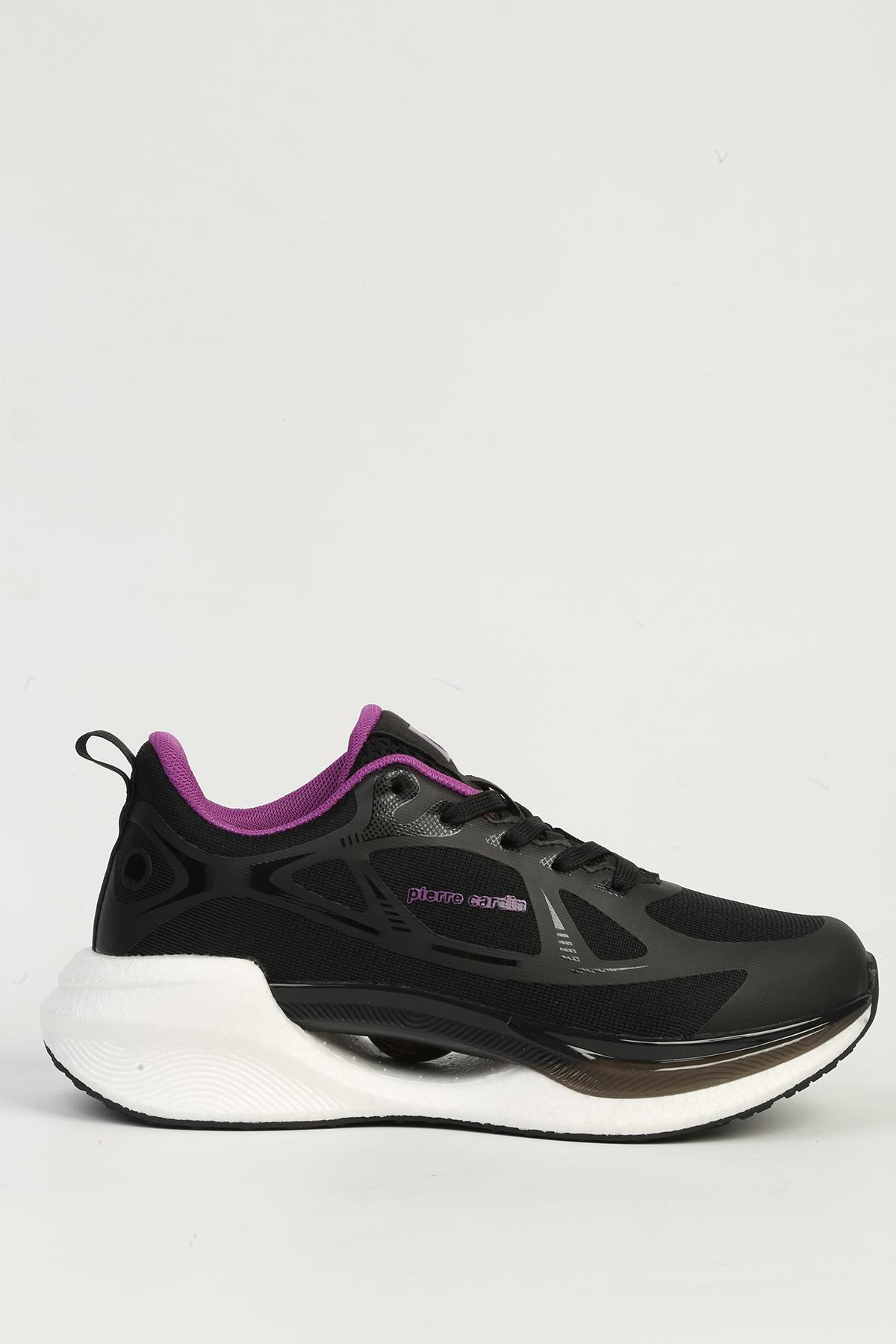 Siyah Beyaz Kadın Spor Ayakkabı İTHAL PCI-11352 - Görsel 2