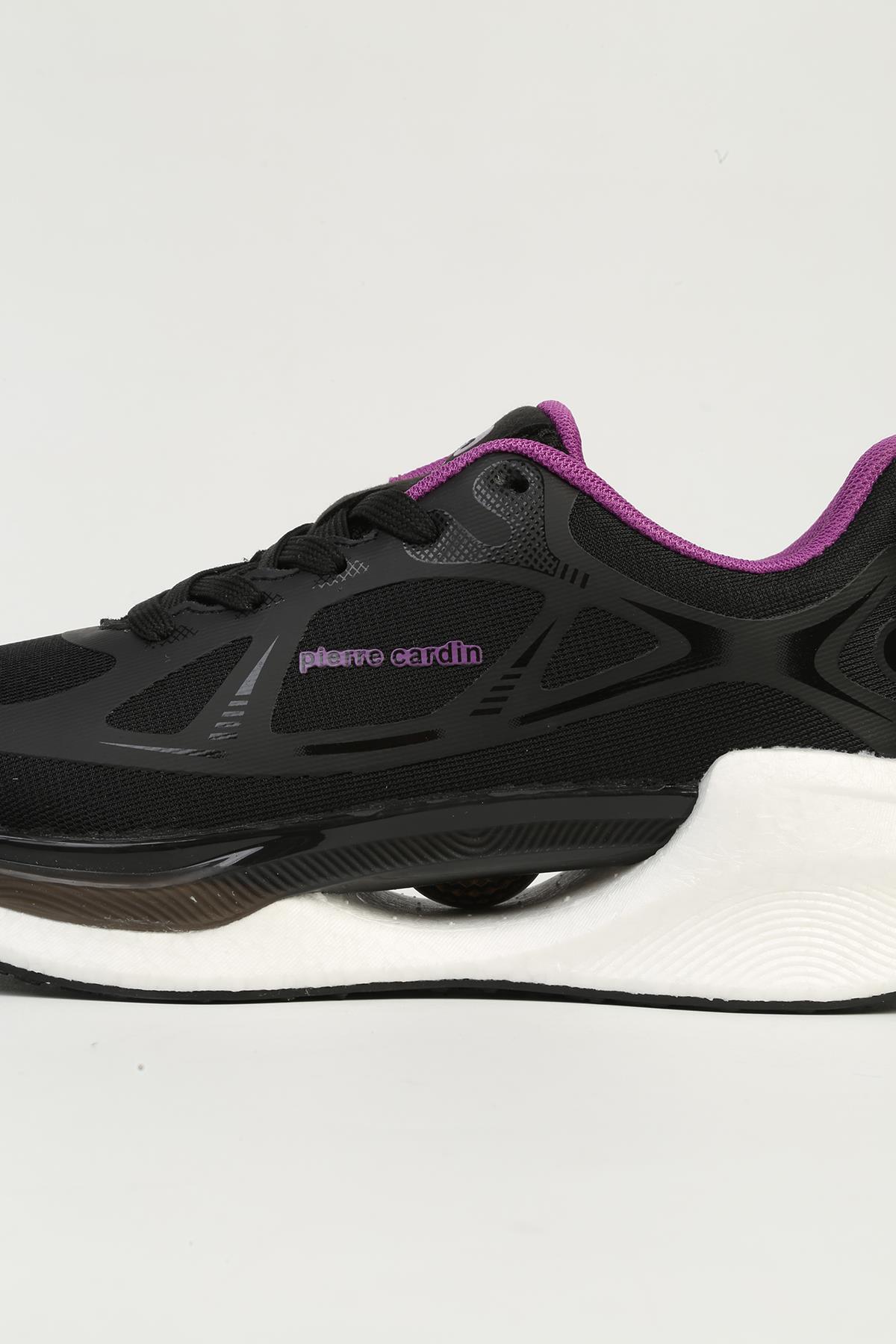 Siyah Beyaz Kadın Spor Ayakkabı İTHAL PCI-11352 - Görsel 5